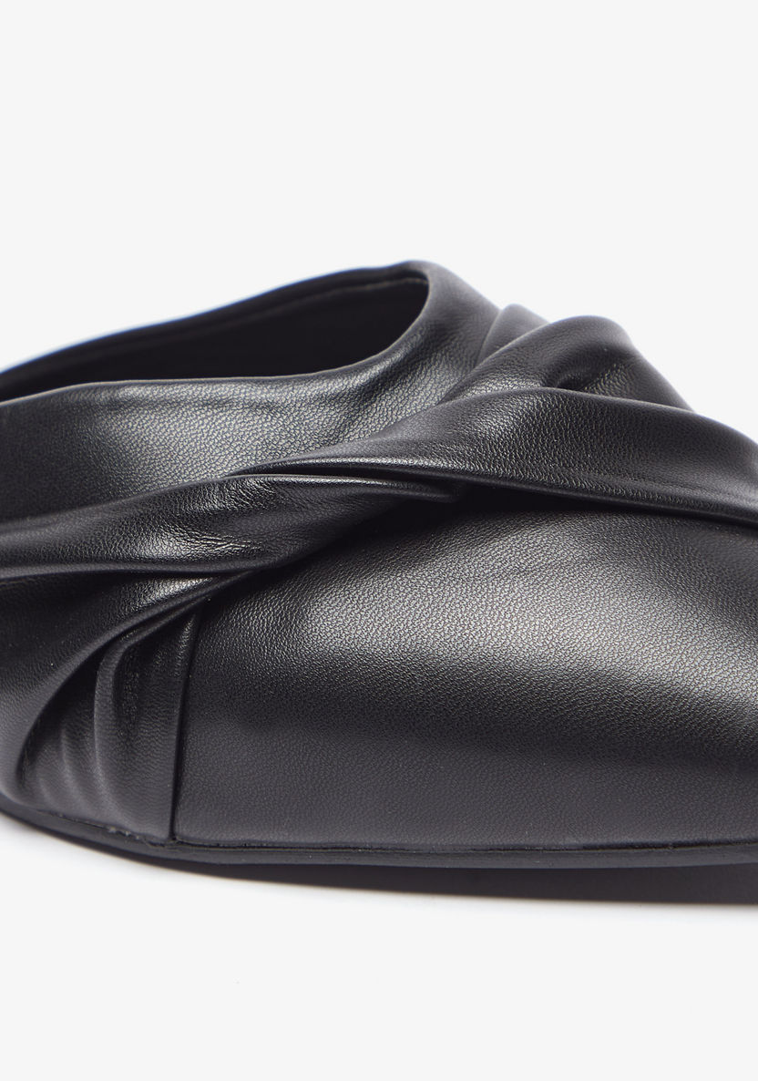Celeste Women's Twist Detail Slip-On Mules-Women%27s Casual Shoes-image-4