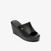 Celeste Women's Textured Slip-On Sandals with Wedge Heels-Women%27s Heel Sandals-thumbnailMobile-0