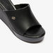 Celeste Women's Textured Slip-On Sandals with Wedge Heels-Women%27s Heel Sandals-thumbnail-5