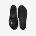 Le Confort Buckle Embellished Slide Sandals-Women%27s Flat Sandals-thumbnailMobile-3