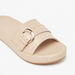 Le Confort Buckle Embellished Slide Sandals-Women%27s Flat Sandals-thumbnail-4