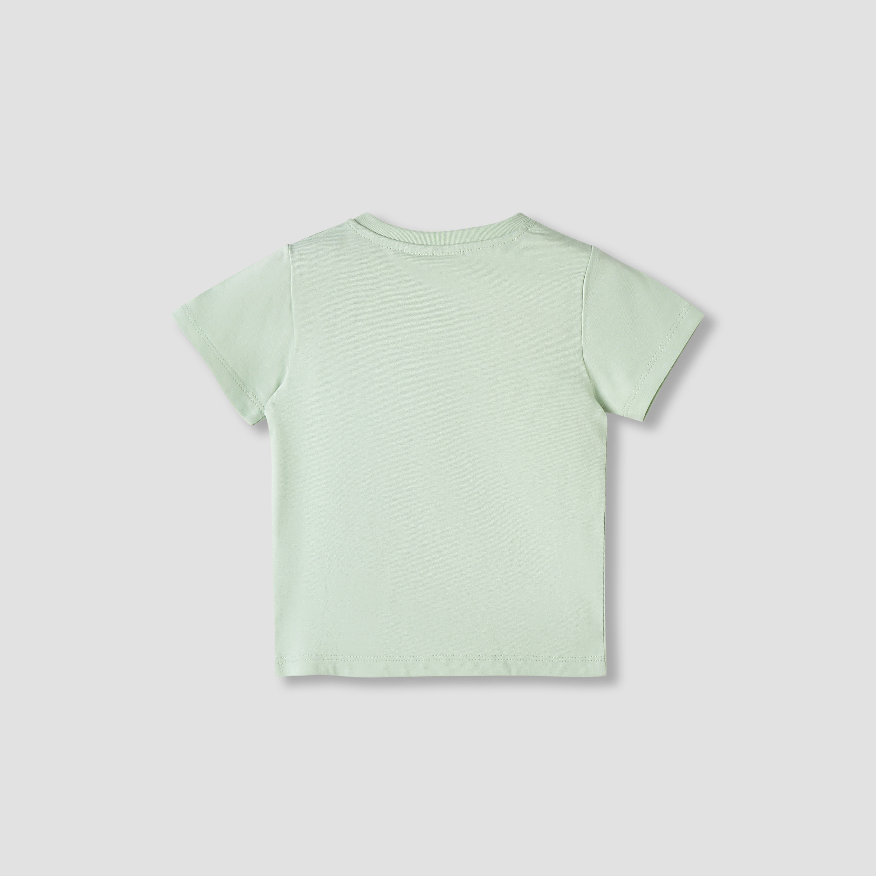 Juniors Boys Crew Neck T-shirt with Dinosaur Print - Cotton - Short Sleeves-baby-boys-clothing-tshirtsandpolos-image-2