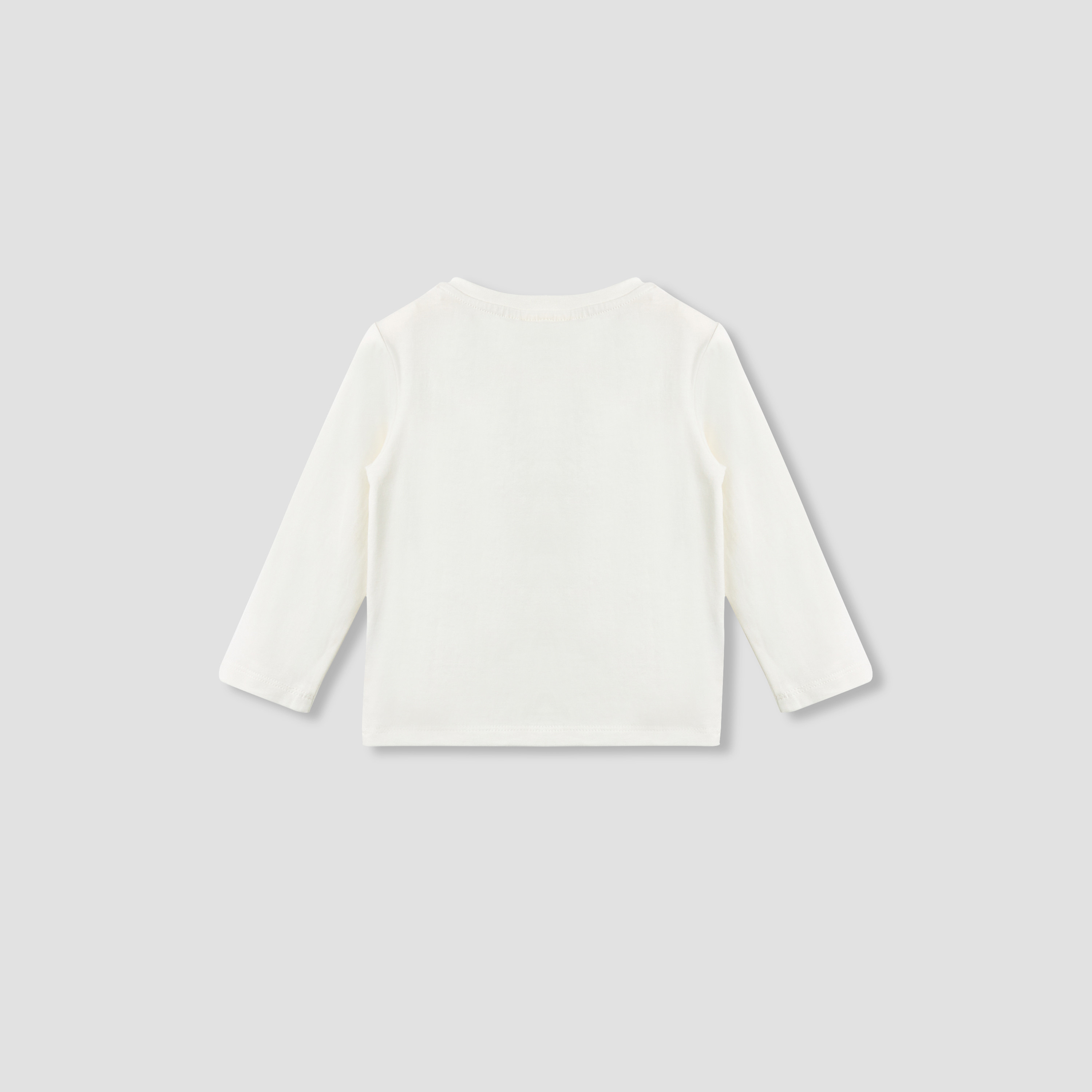Juniors Crew Neck Long Sleeves T-shirt with Elephant Print-baby-boys-clothing-tshirtsandpolos-image-3