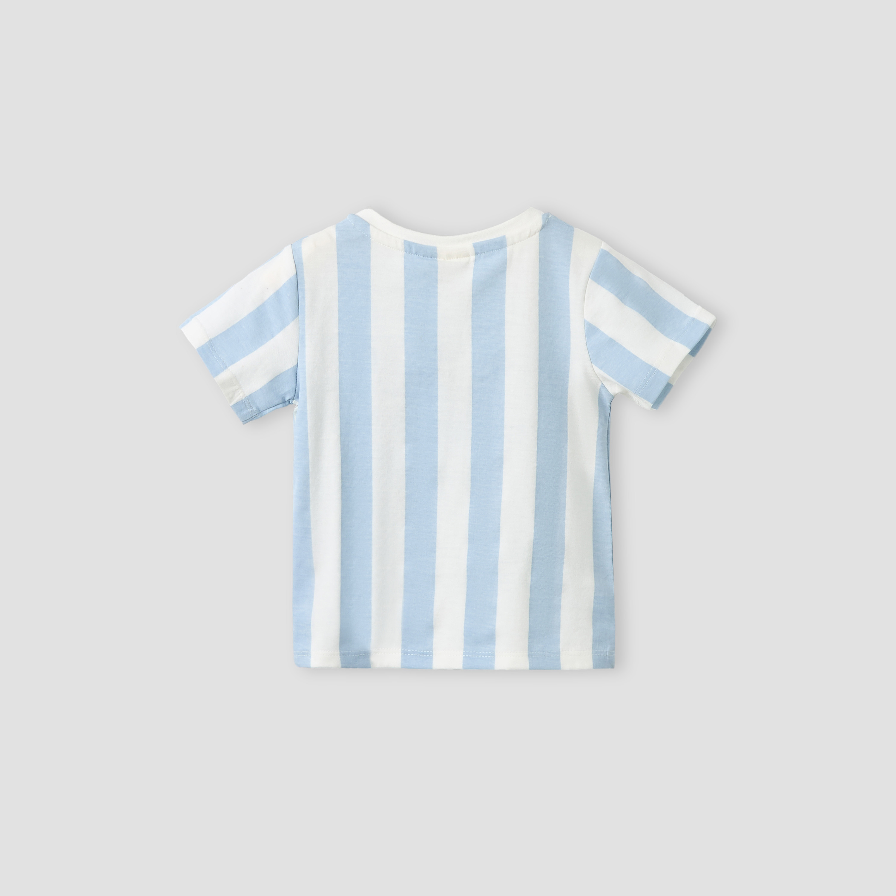 Juniors Crew Neck Short Sleeves T-shirt with Stripes-baby-boys-clothing-tshirtsandpolos-image-3