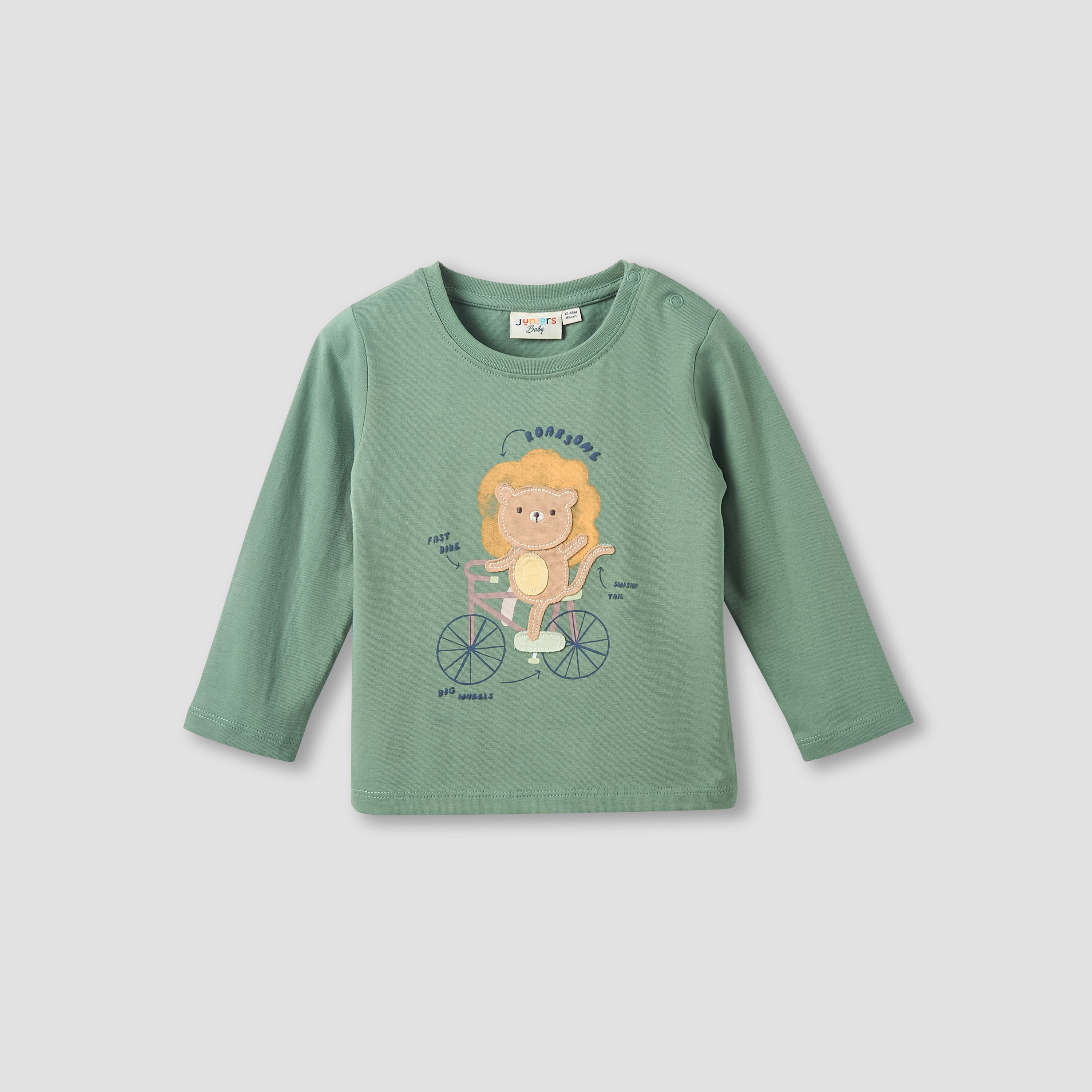 Pack of 3 Juniors Crew Neck Long Sleeves T-shirt with Assorted Print-baby-boys-clothing-multipacks-image-2