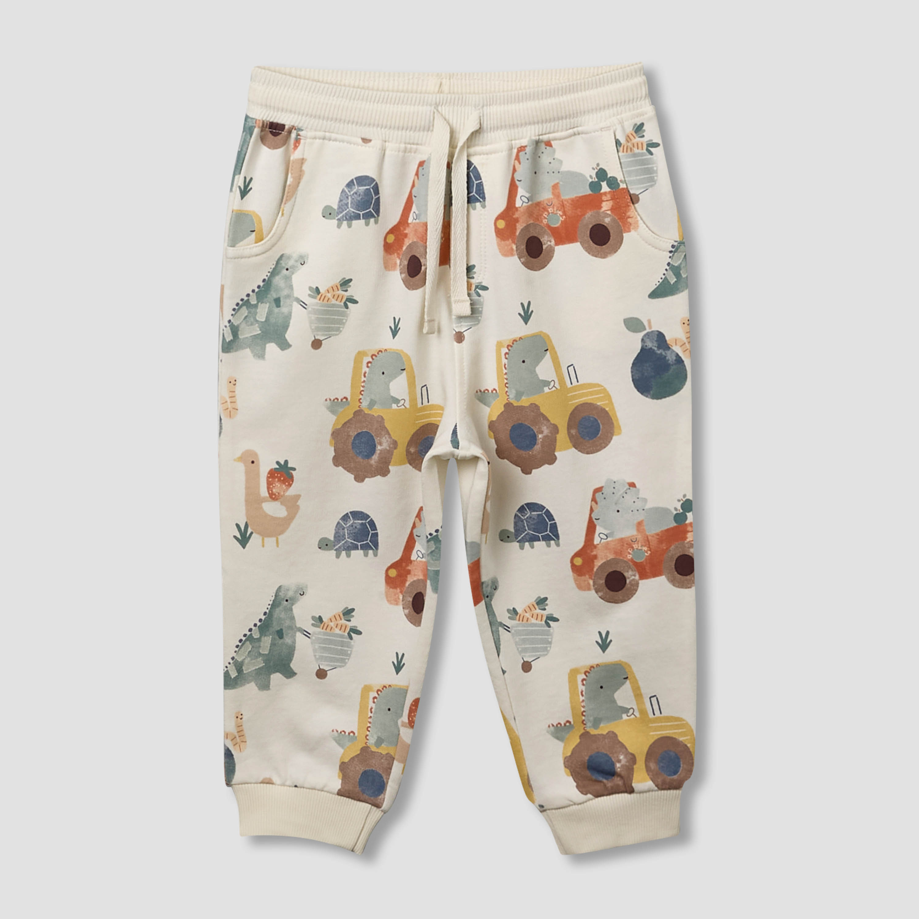طقم تيشيرت بياقة ضيقة وأكمام قصيرة وطبعات 3 قطع من جونيورز-baby-boys-clothing-tshirtsandpolos-image-5