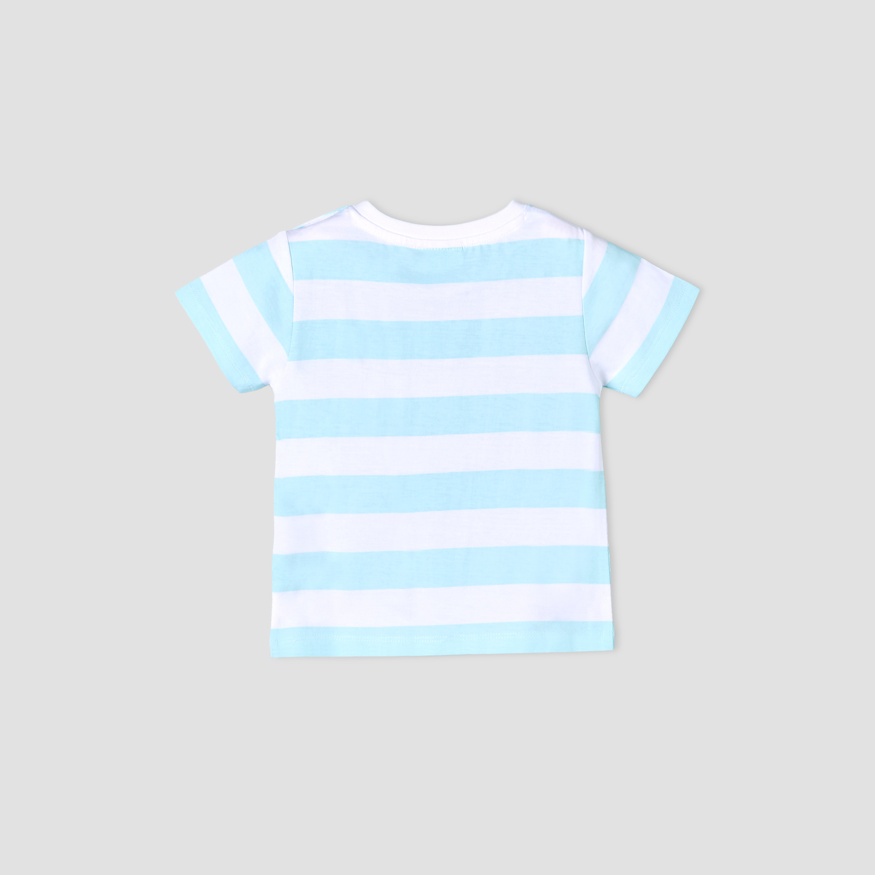Juniors Crew Neck Short Sleeves T-shirt with Stripes-baby-boys-clothing-tshirtsandpolos-image-3