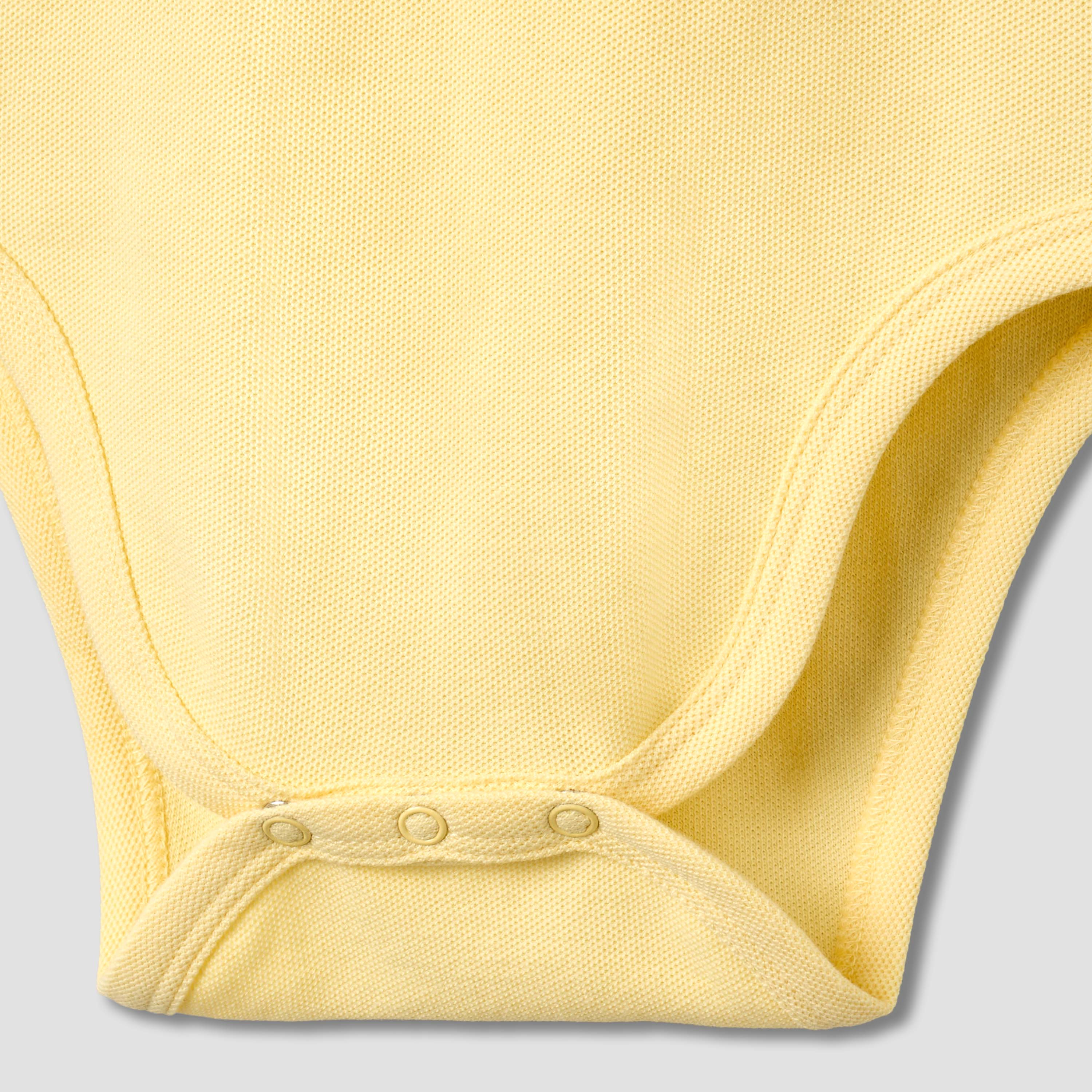 Juniors Short Sleeve Polo Bodysuit with Texture-baby-boys-clothing-bodysuits-image-5