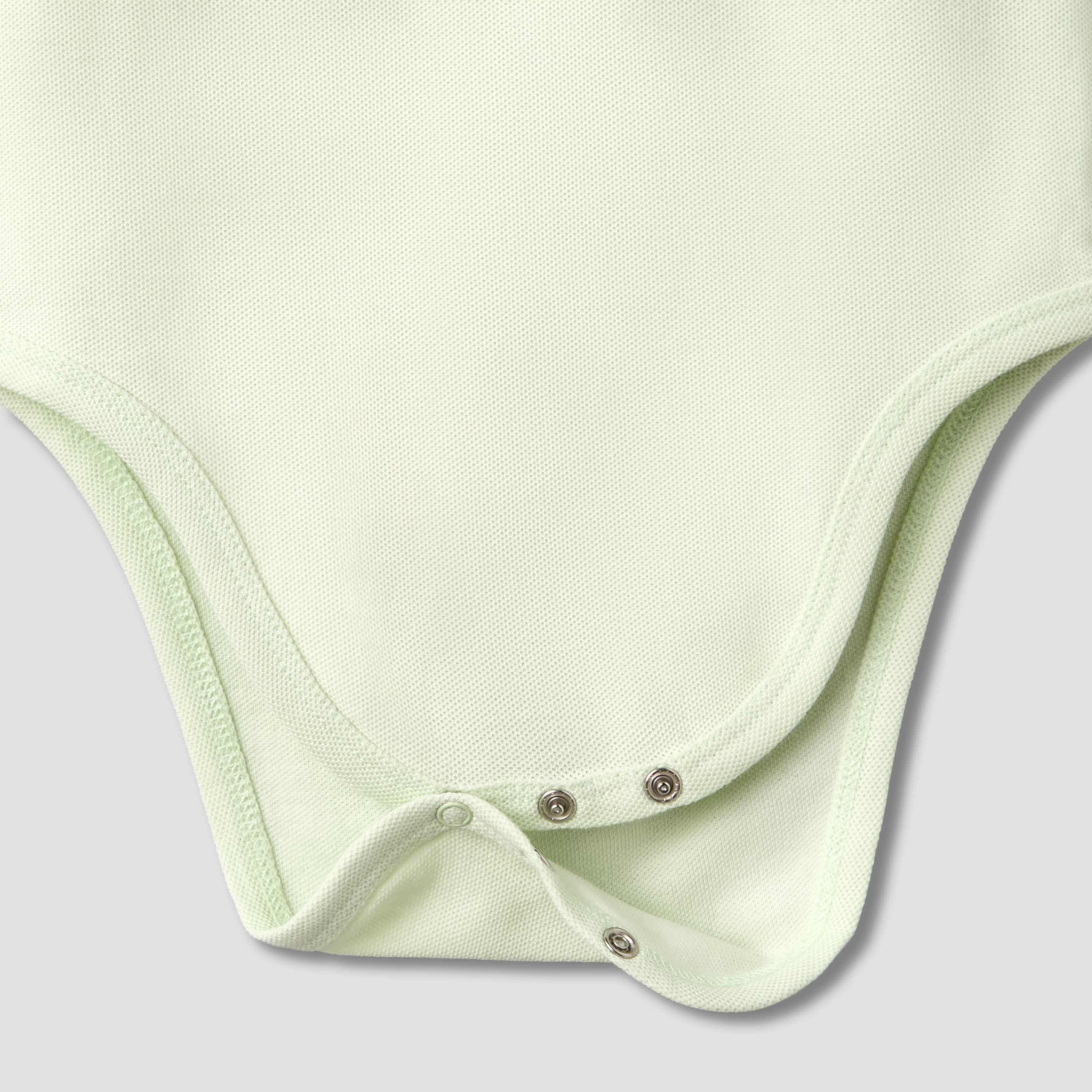 Juniors Short Sleeve Polo Bodysuit with Texture-baby-boys-clothing-bodysuits-image-5