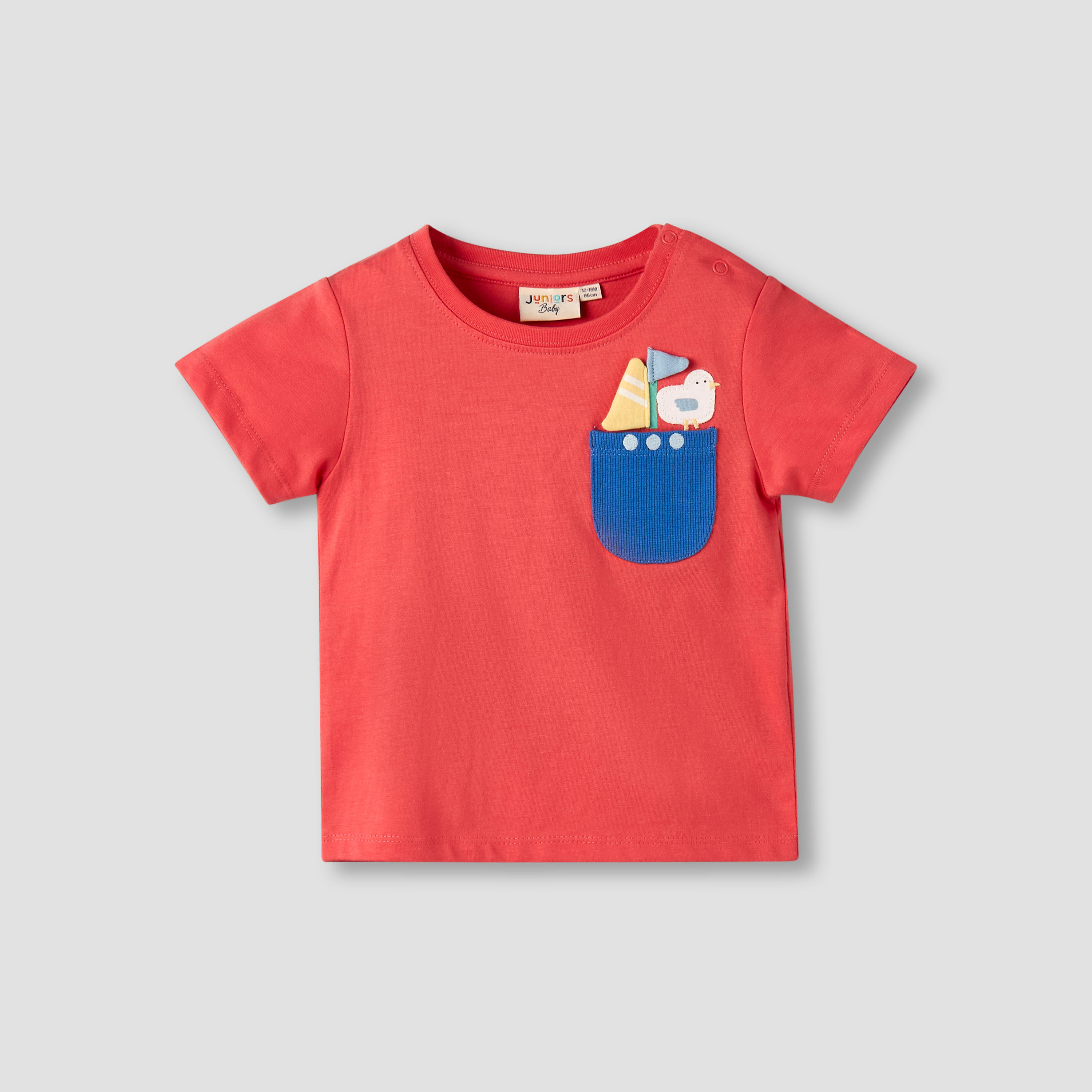 Pack of 3 Juniors Crew Neck Short Sleeves T-shirt with Print-baby-boys-clothing-tshirtsandpolos-image-5