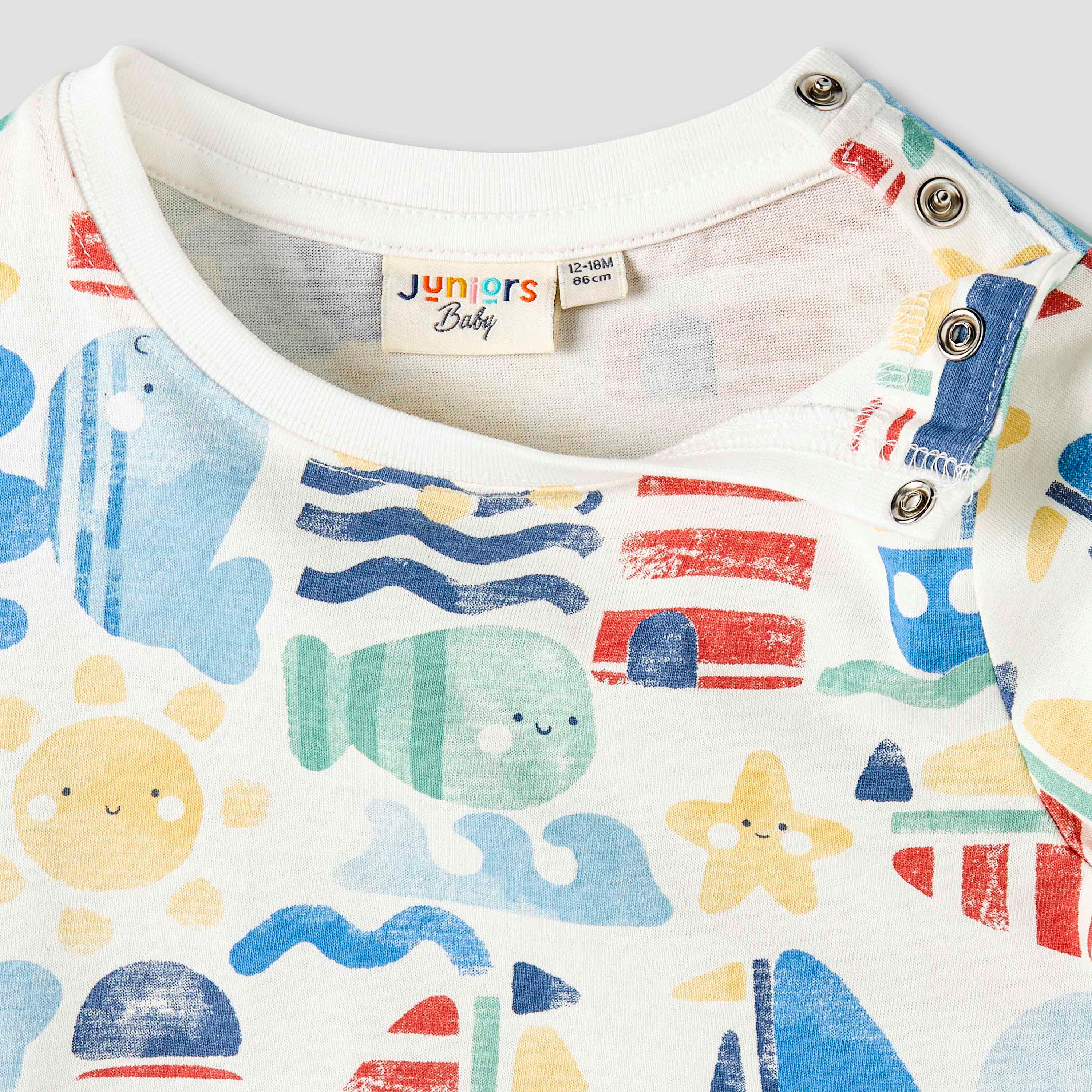 Pack of 3 Juniors Crew Neck Short Sleeves T-shirt with Print-baby-boys-clothing-tshirtsandpolos-image-6