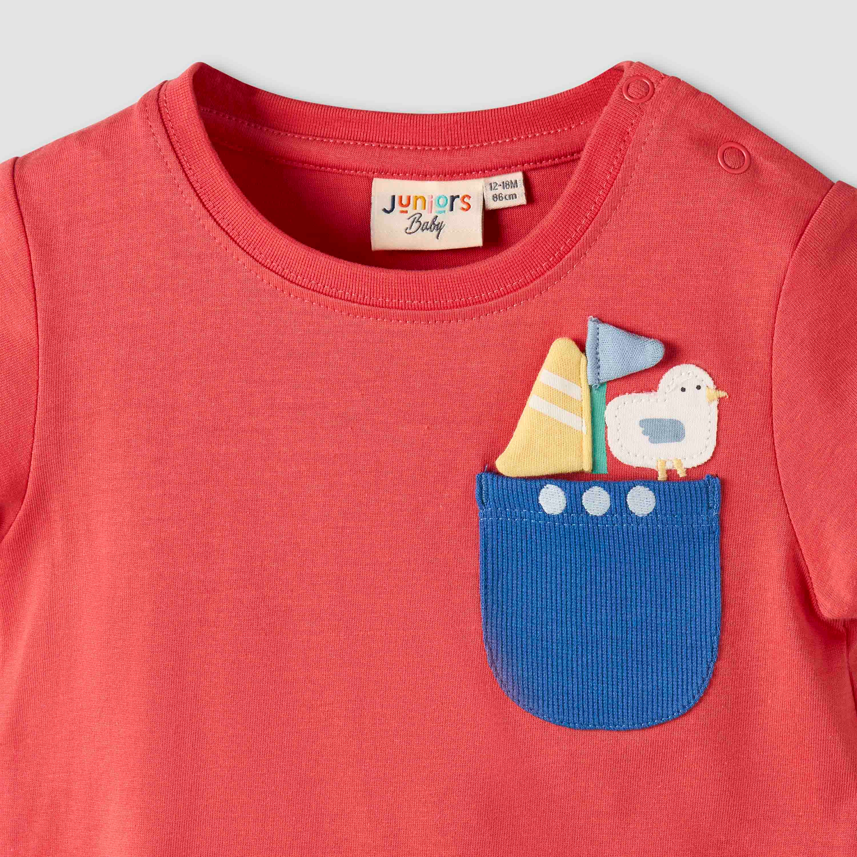 Pack of 3 Juniors Crew Neck Short Sleeves T-shirt with Print-baby-boys-clothing-tshirtsandpolos-image-7