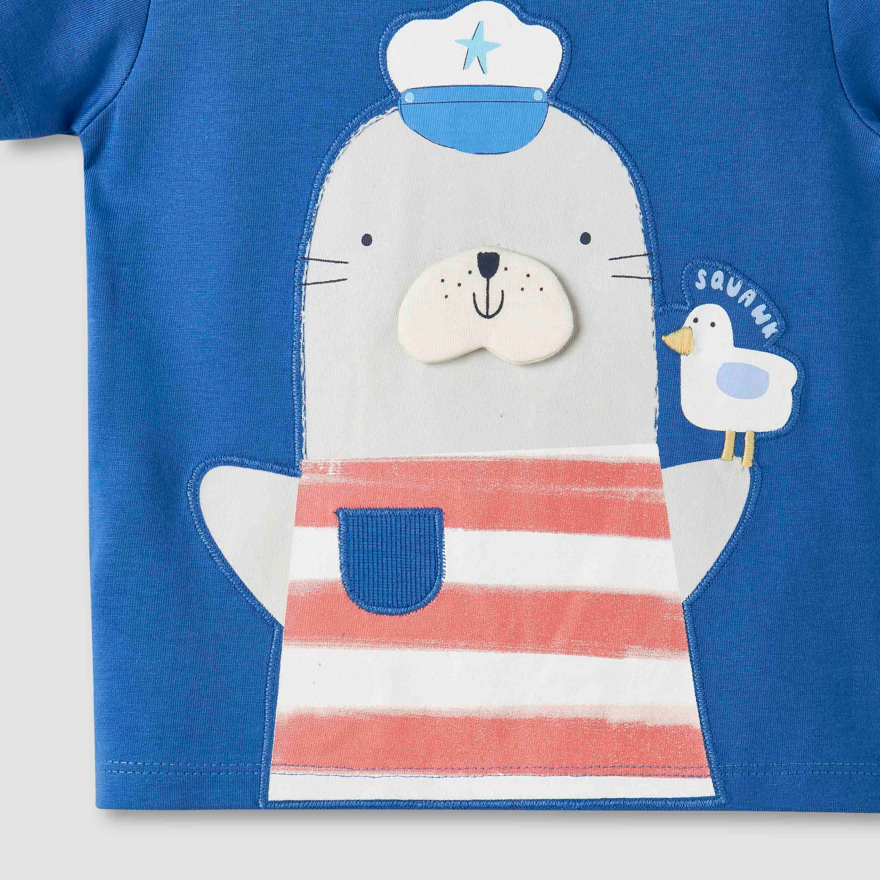 Pack of 3 Juniors Crew Neck Short Sleeves T-shirt with Print-baby-boys-clothing-tshirtsandpolos-image-8