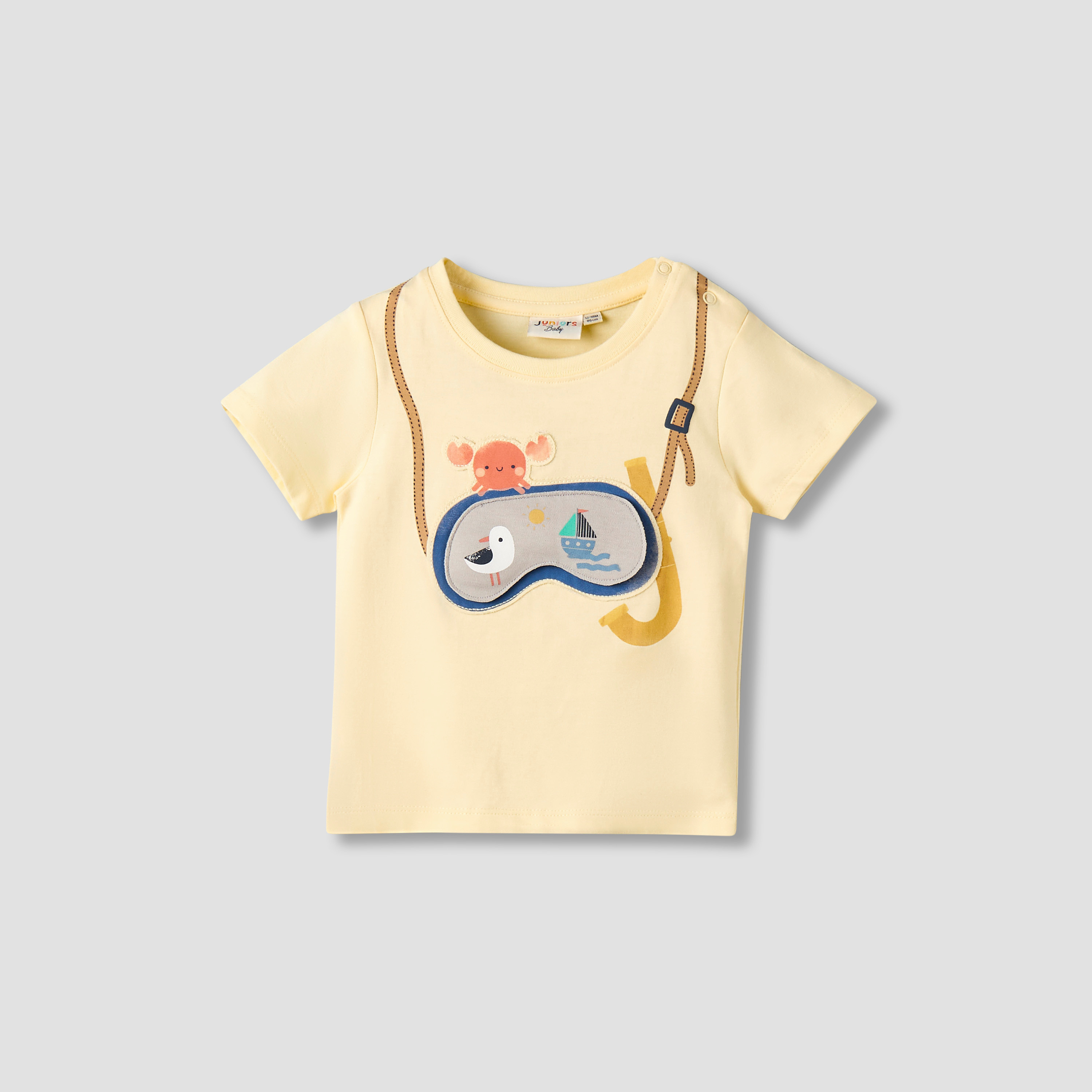 Pack of 3 Juniors Crew Neck Short Sleeves T-shirt with Print-baby-boys-clothing-tshirtsandpolos-image-2