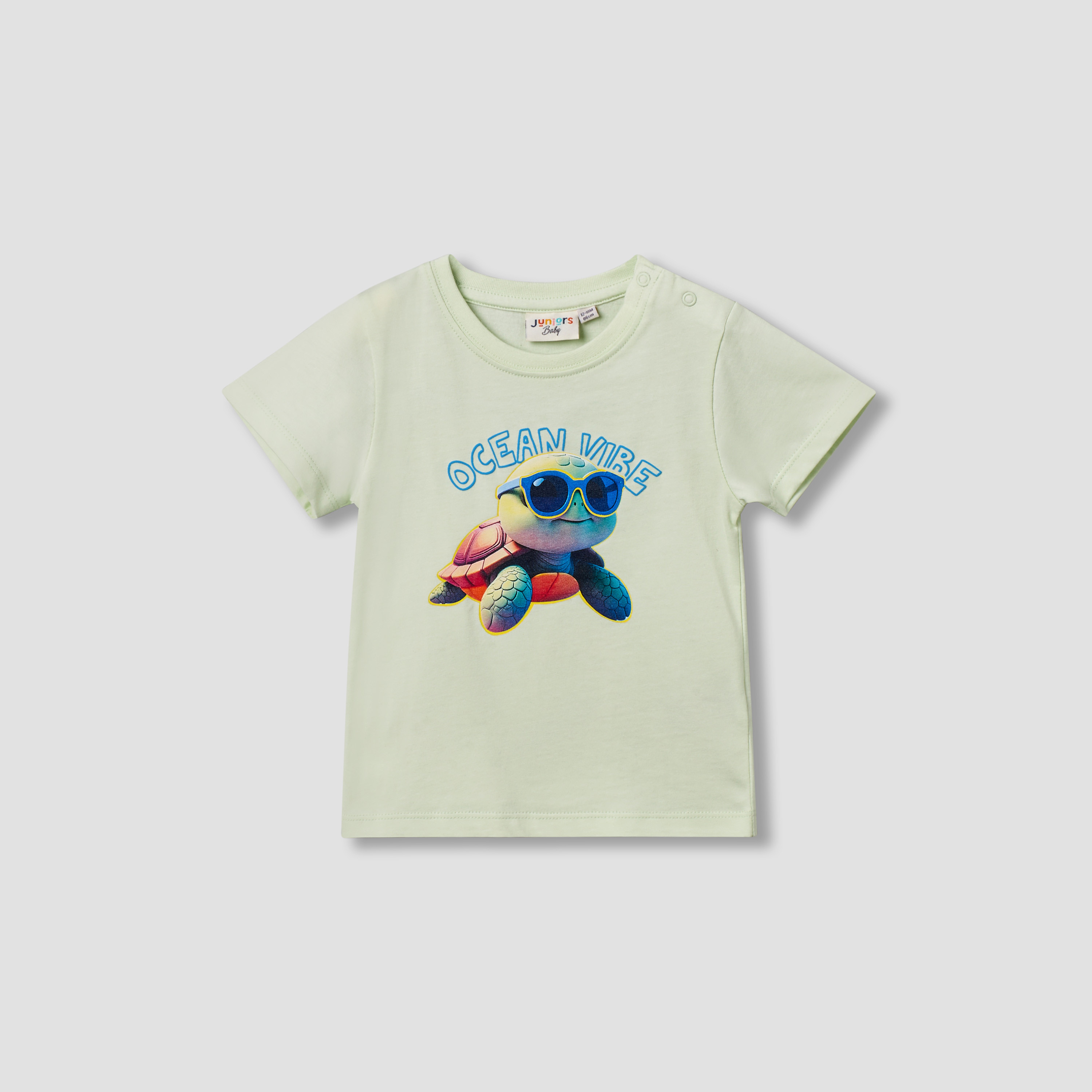Juniors Crew Neck Short Sleeves T-shirt with Fish Print-baby-boys-clothing-tshirtsandpolos-image-2