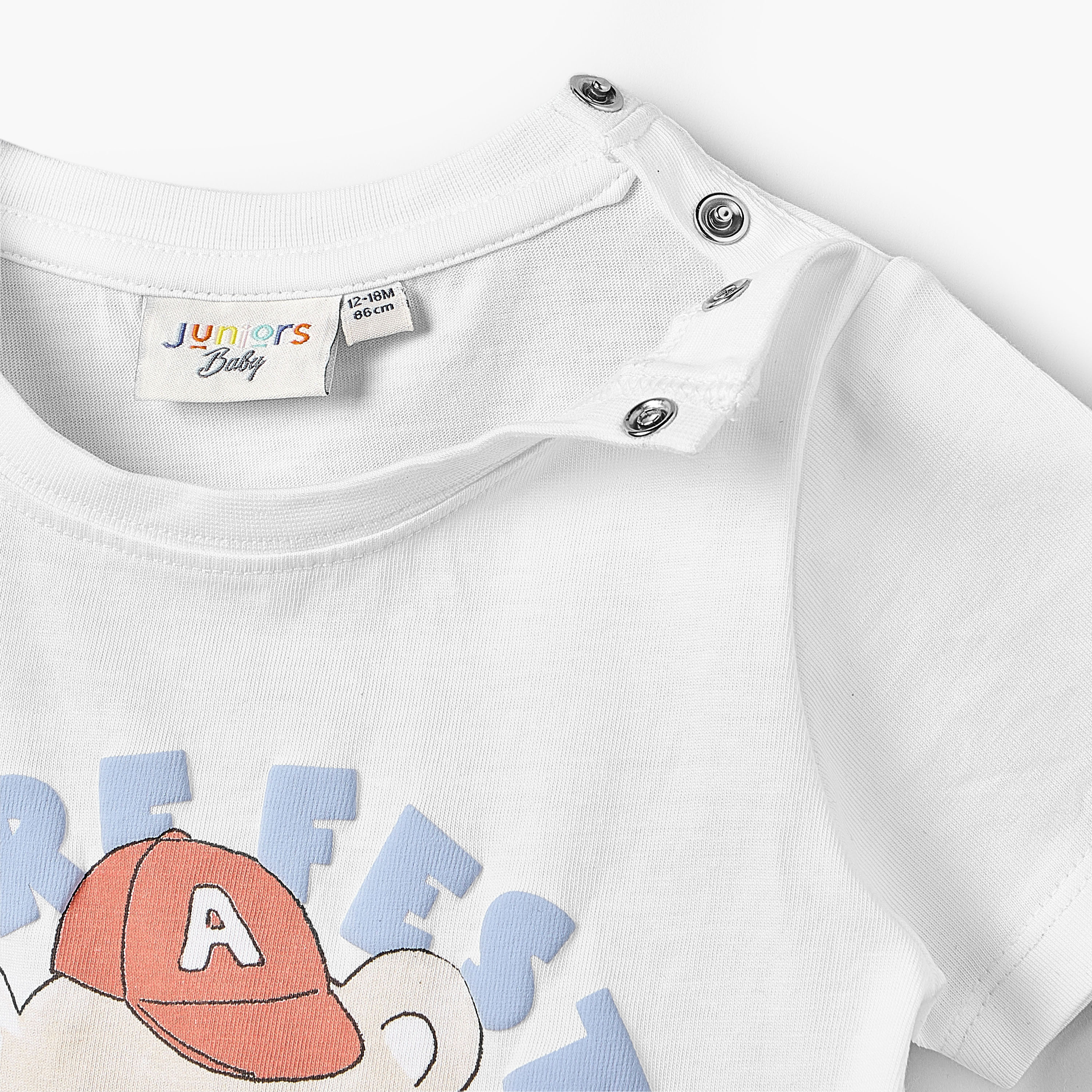 Juniors Crew Neck Short Sleeves T-shirt with Bear Print-baby-boys-clothing-tshirtsandpolos-image-5