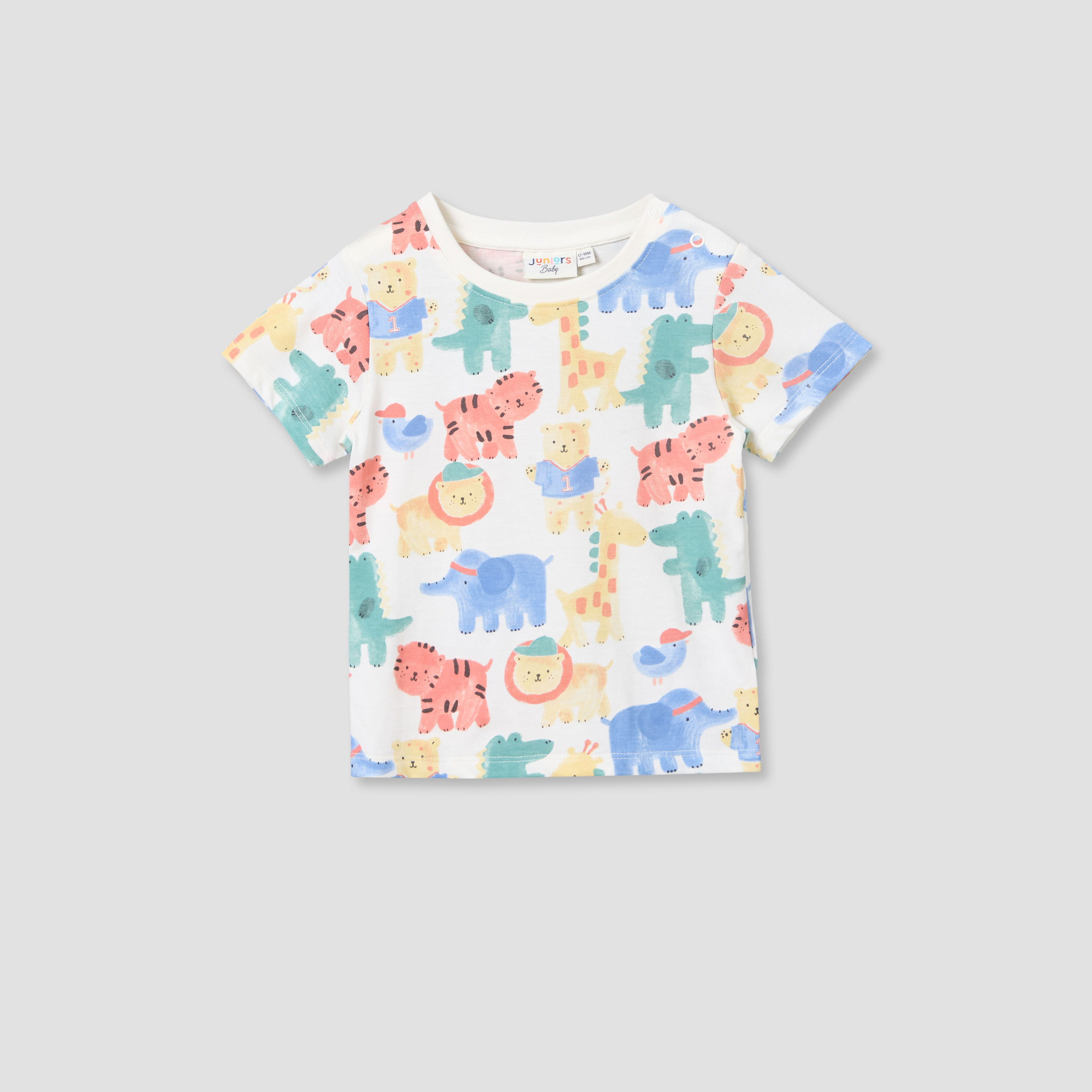 Pack of 3 Juniors Short Sleeves T-shirt with Fun Print-baby-boys-clothing-tshirtsandpolos-image-2