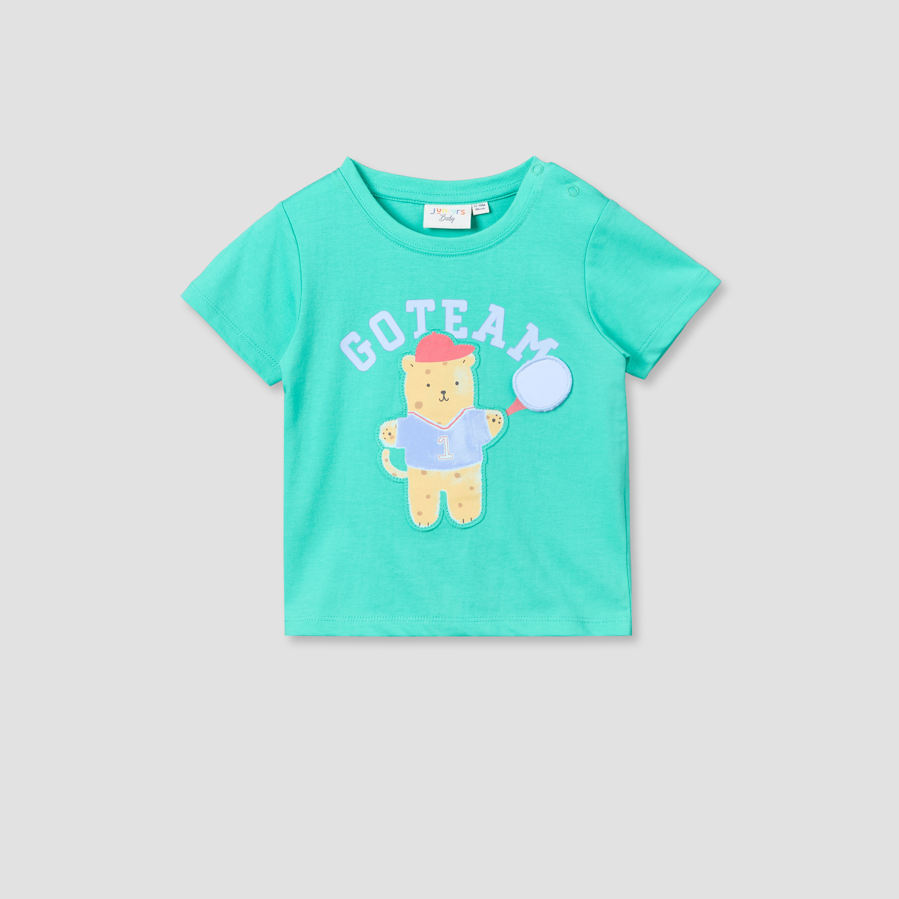 Pack of 3 Juniors Short Sleeves T-shirt with Fun Print-baby-boys-clothing-tshirtsandpolos-image-3