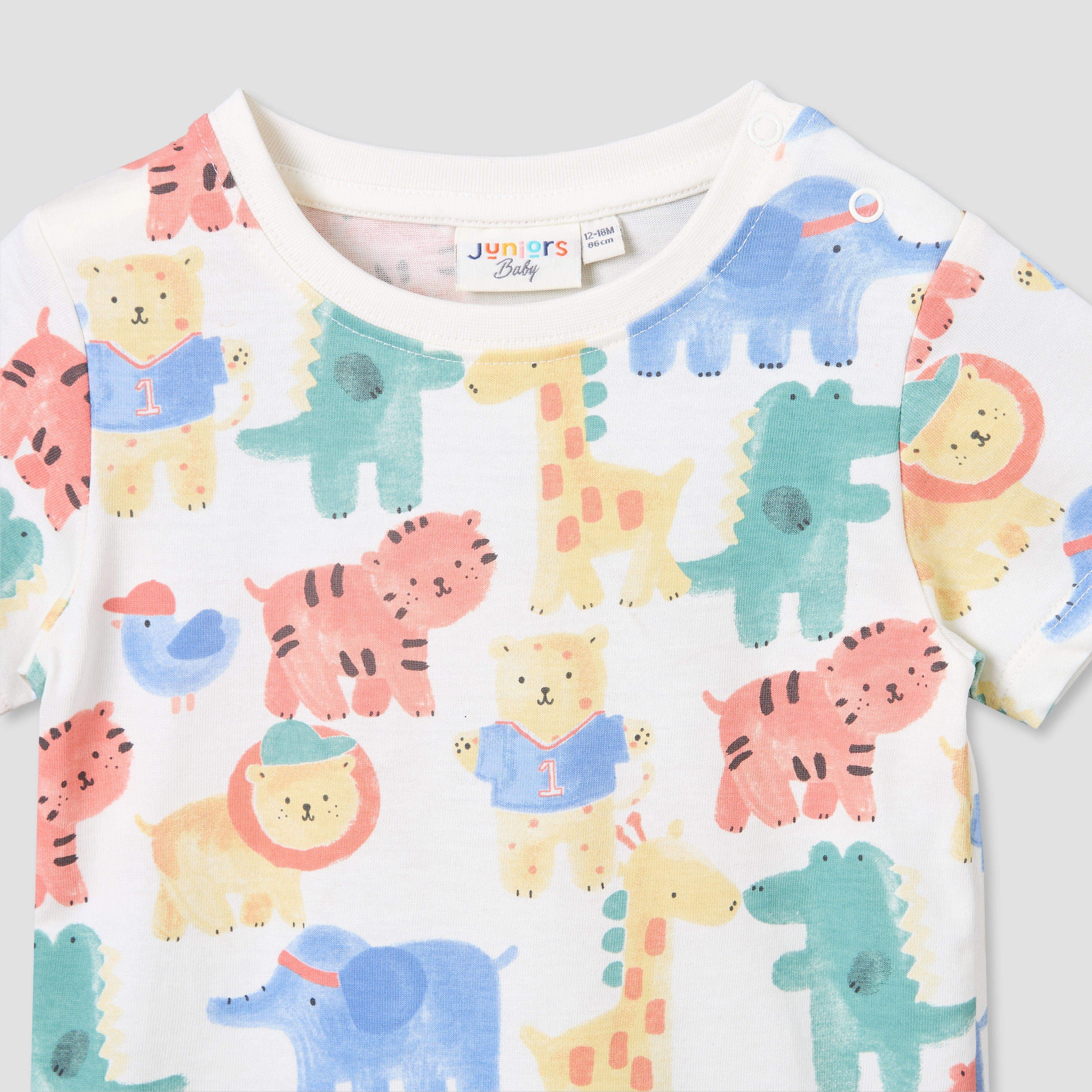 Pack of 3 Juniors Short Sleeves T-shirt with Fun Print-baby-boys-clothing-tshirtsandpolos-image-7