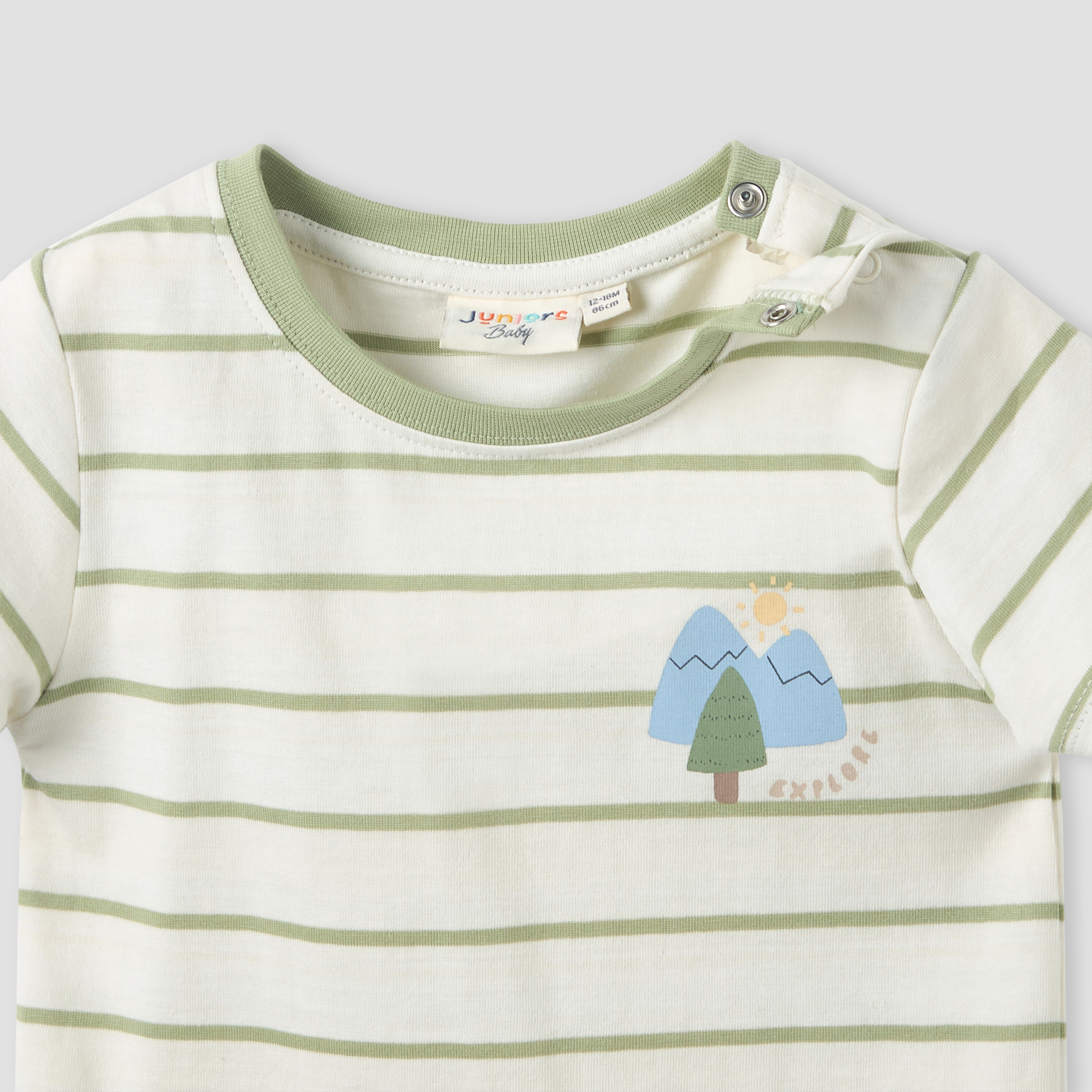 تيشيرت مخطط بياقة ضيقة وأكمام قصيرة من جونيورز-baby-boys-clothing-tshirtsandpolos-image-4