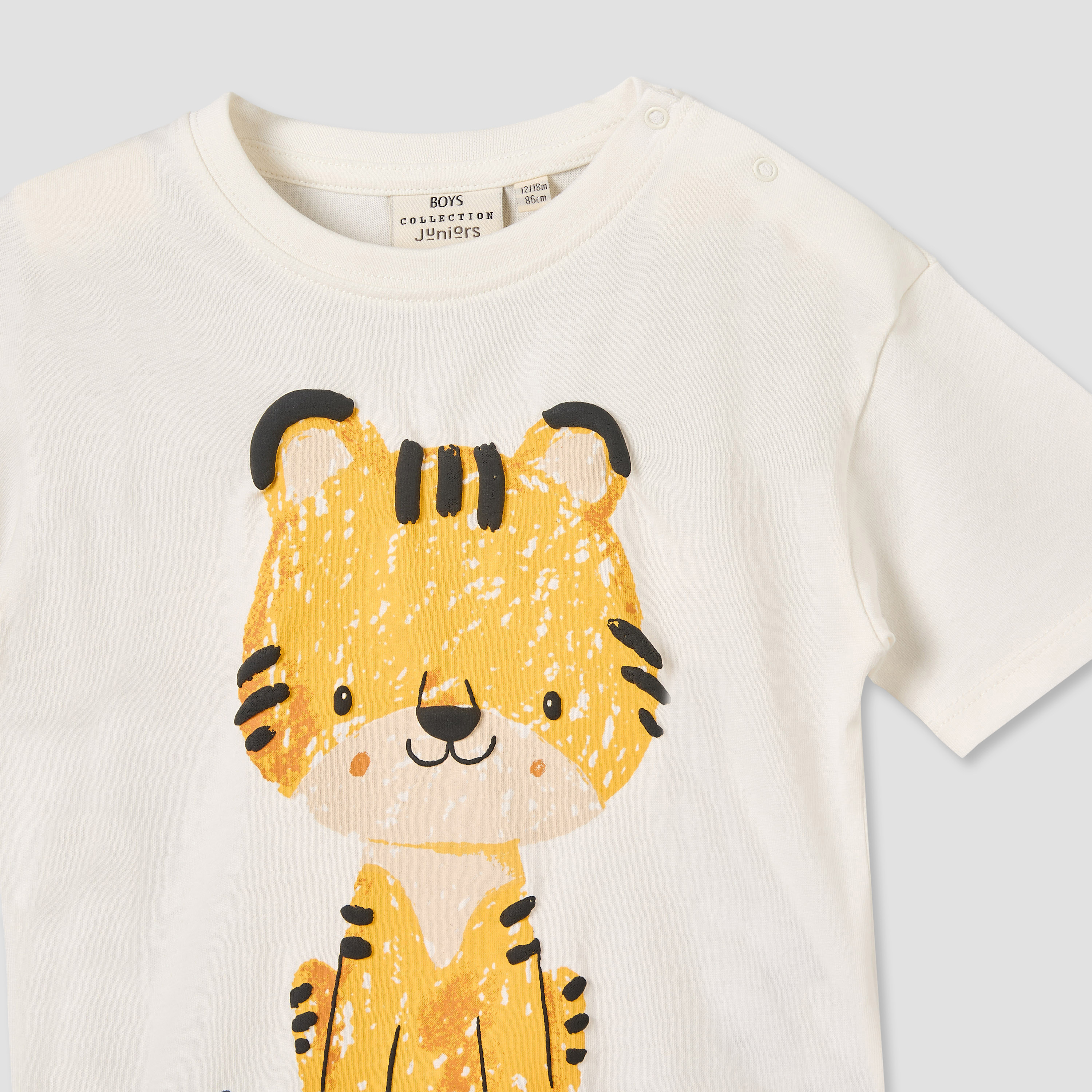 Juniors Crew Neck Short Sleeves T-shirt with Tiger Print-baby-boys-clothing-tshirtsandpolos-image-4