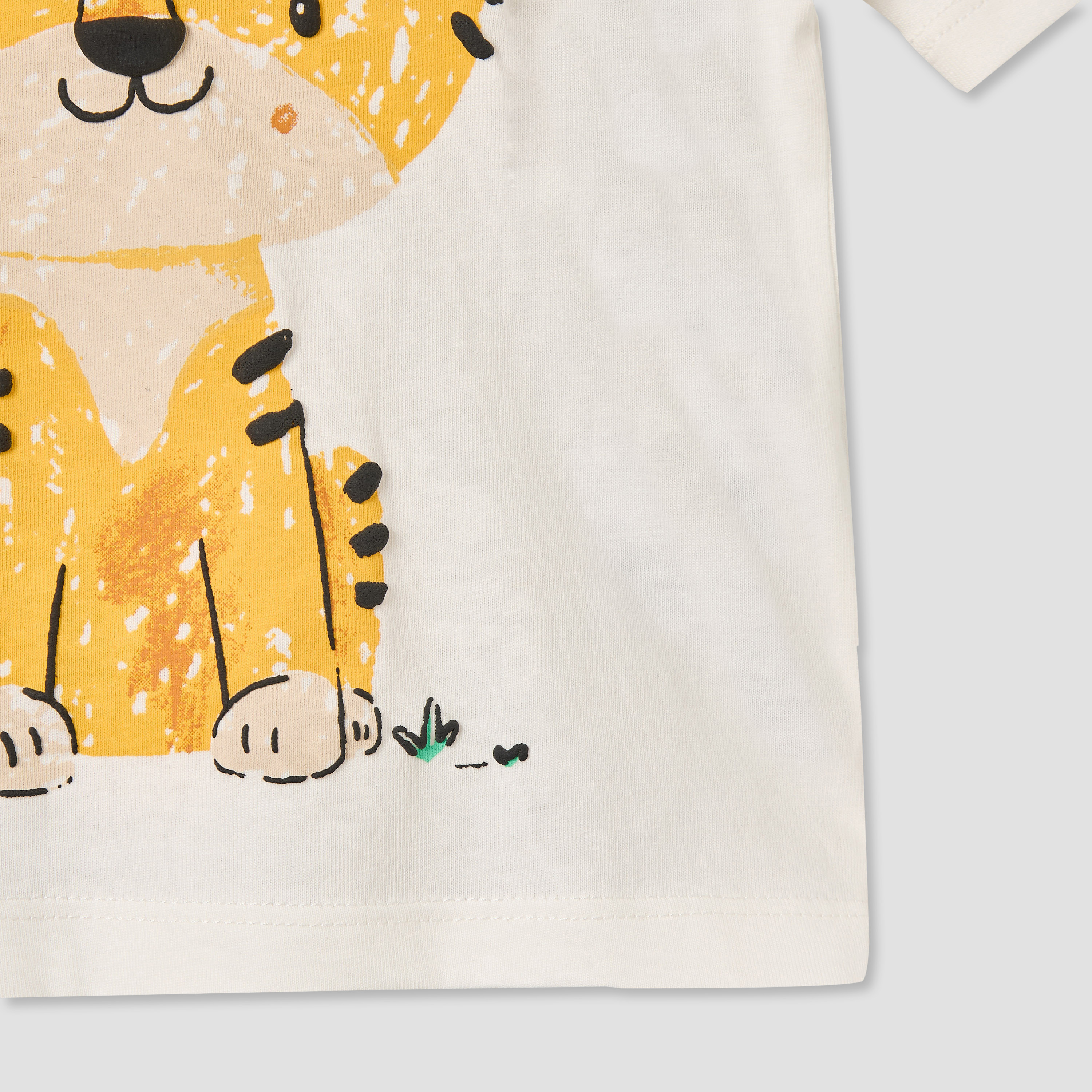 Juniors Crew Neck Short Sleeves T-shirt with Tiger Print-baby-boys-clothing-tshirtsandpolos-image-5