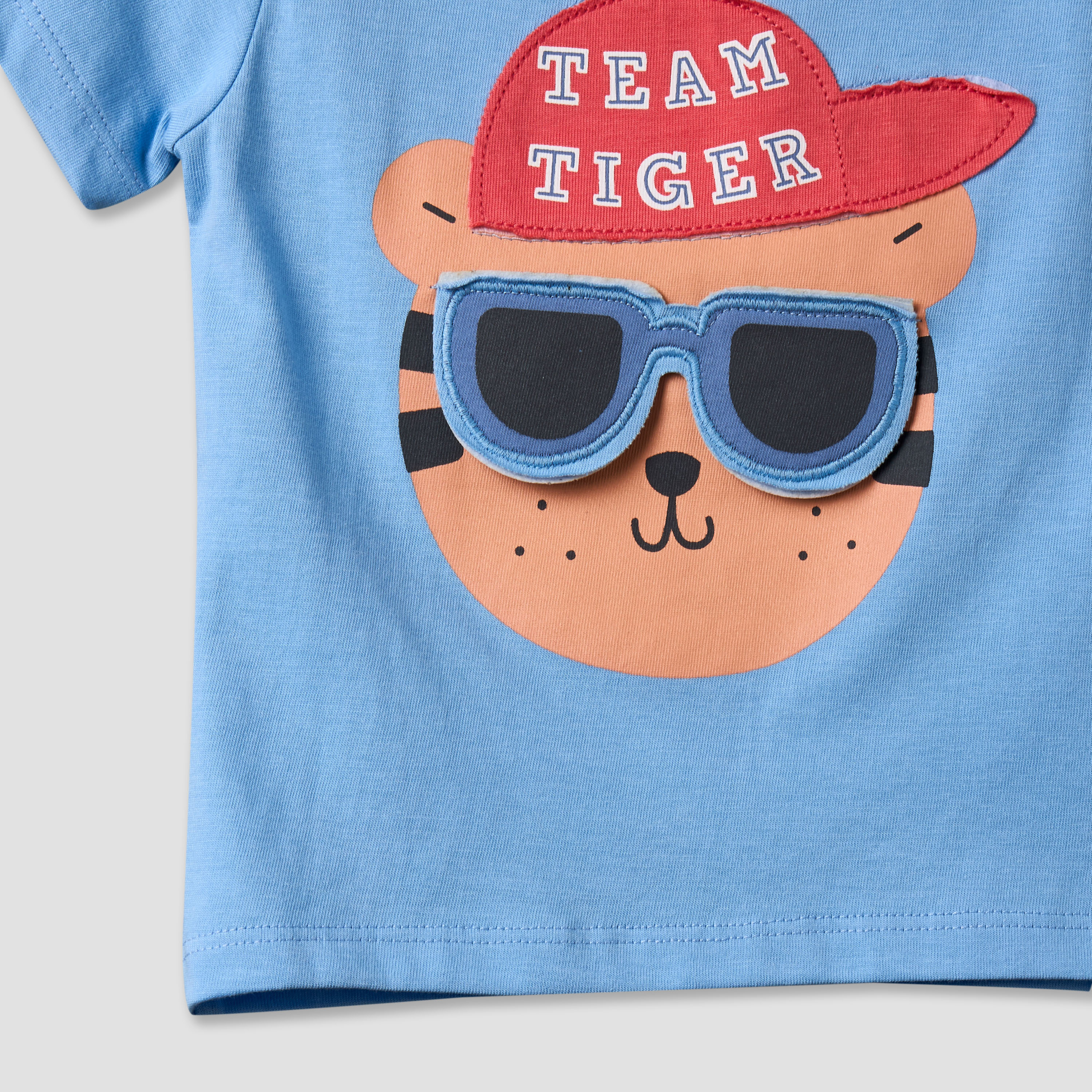 Pack of 3 Juniors Crew Neck Short Sleeves T-shirt with Fun Print-baby-boys-clothing-tshirtsandpolos-image-8