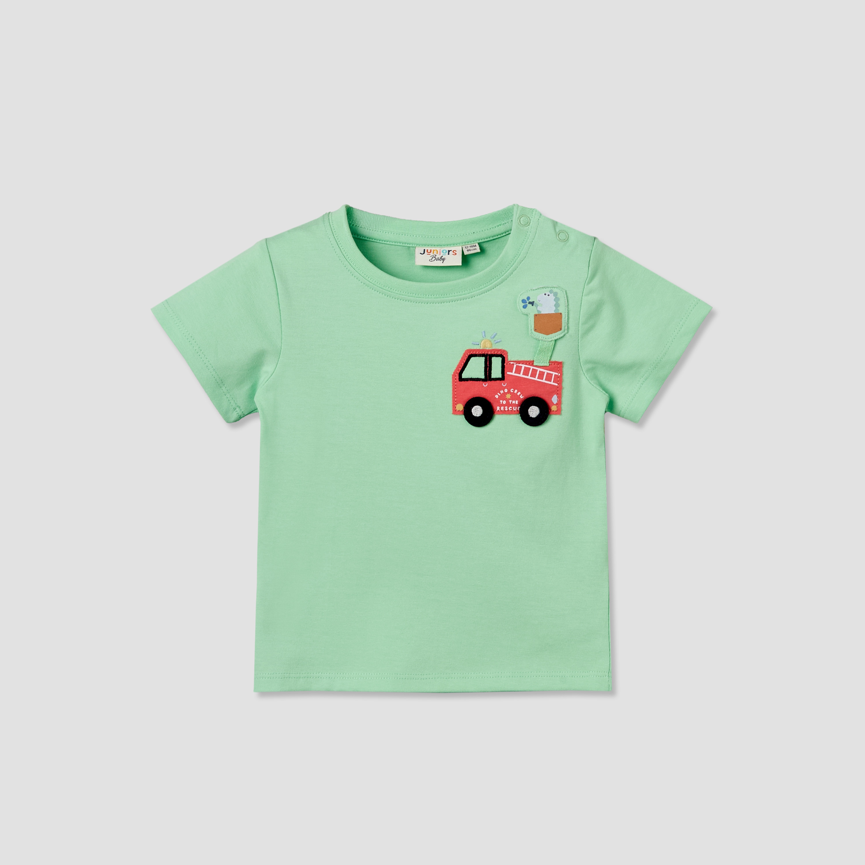 Pack of 3 Juniors Crew Neck Short Sleeves T-shirt with Applique Accent-baby-boys-clothing-tshirtsandpolos-image-3