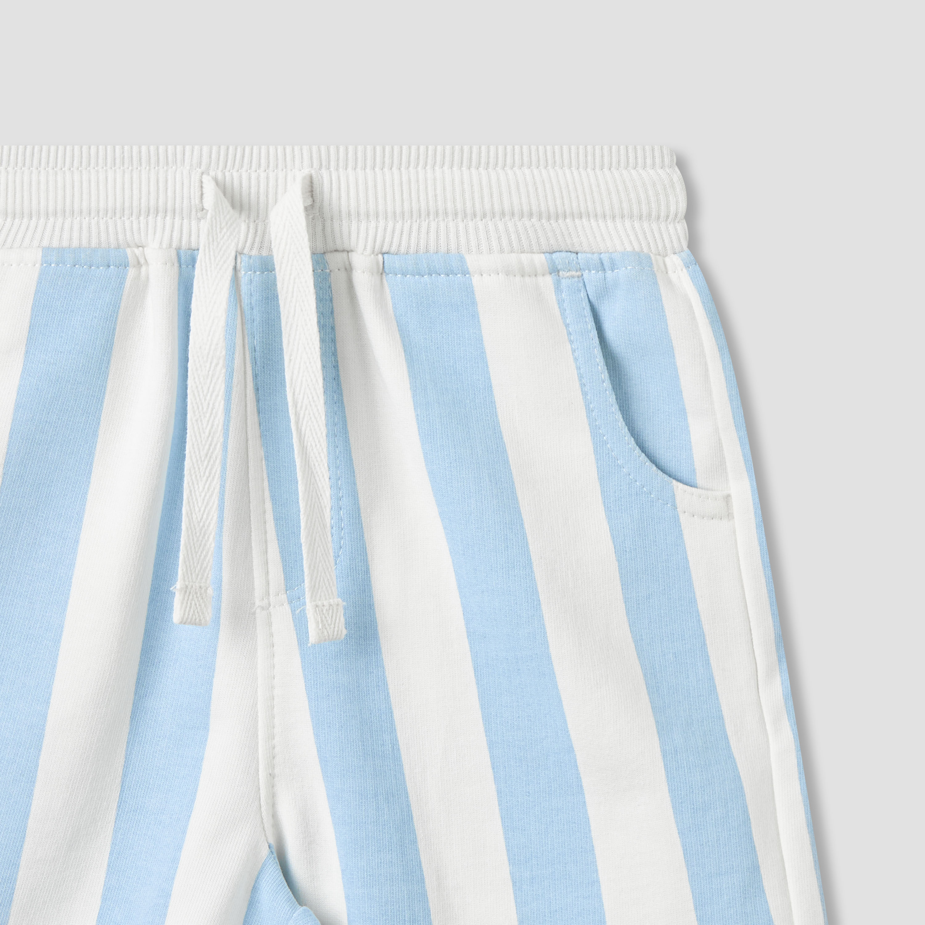 Juniors Drawstring Waist Shorts with Stripes-baby-boys-clothing-bottoms-shorts-image-4