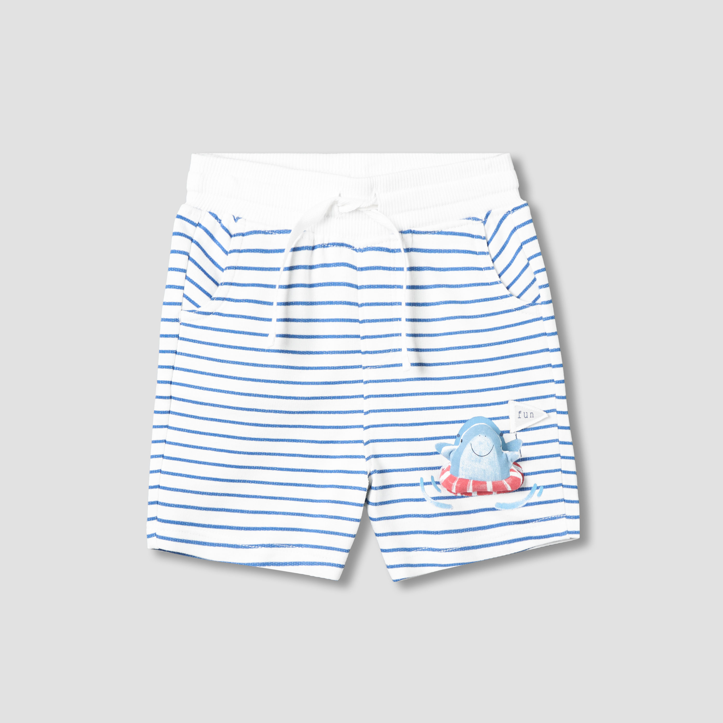 Pack of 2 Juniors Knee Length Drawstring Waist Shorts with Assorted Design-baby-boys-clothing-bottoms-shorts-image-4