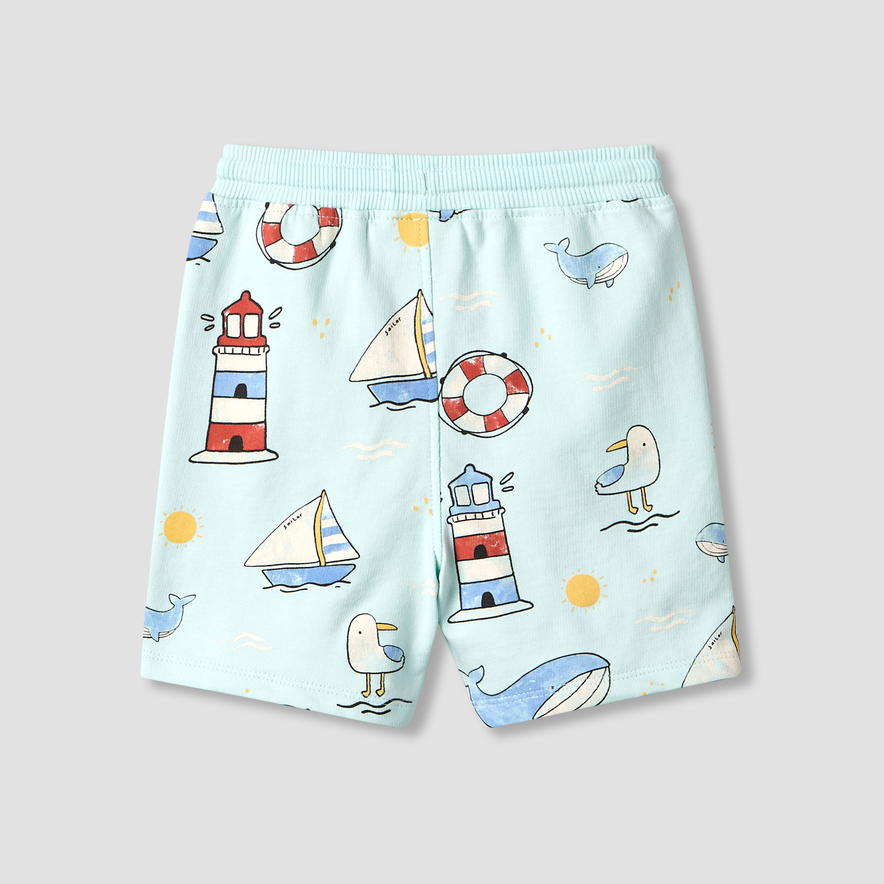 Juniors Drawstring Waist Shorts with Nautical Print-baby-boys-clothing-bottoms-shorts-image-3