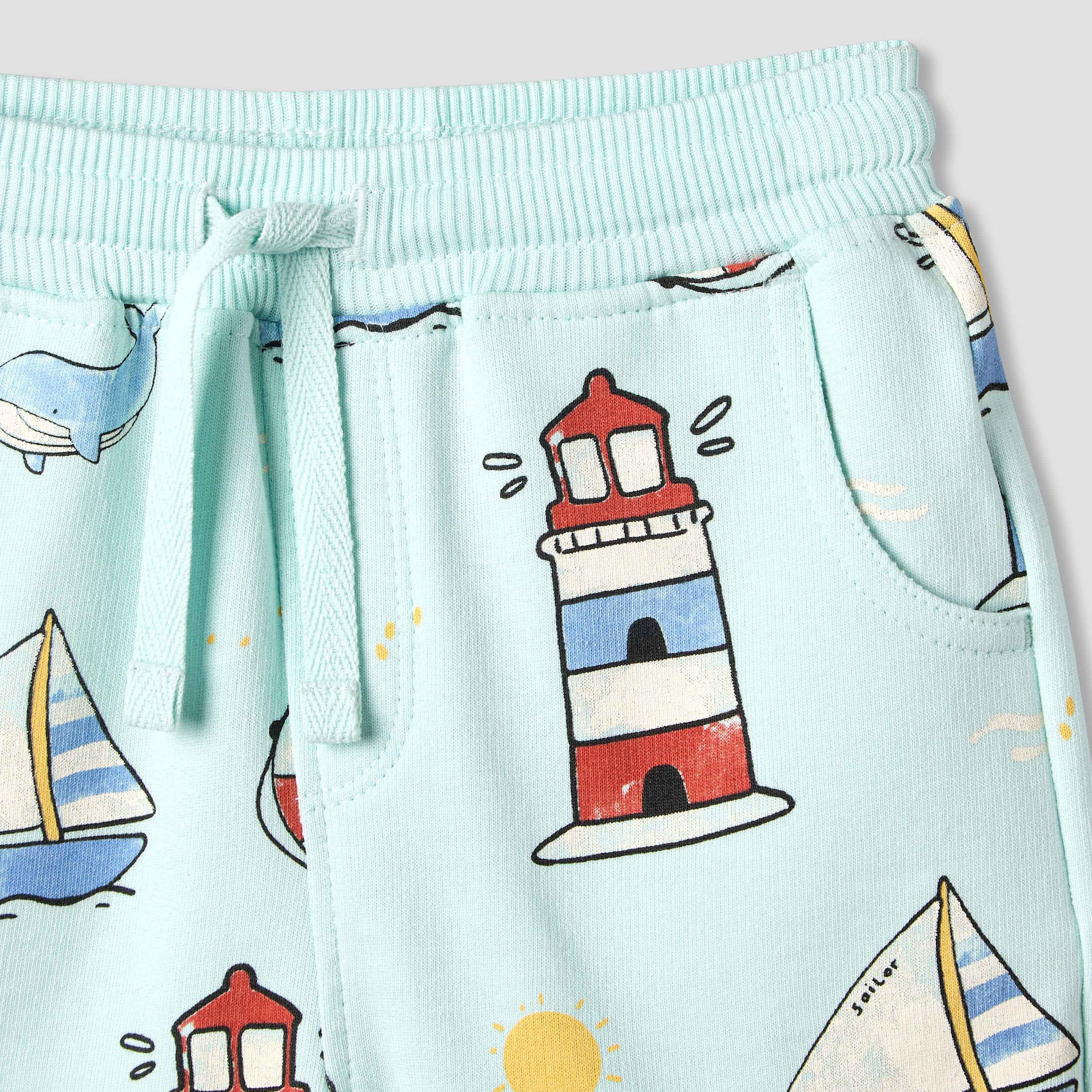 Juniors Drawstring Waist Shorts with Nautical Print-baby-boys-clothing-bottoms-shorts-image-4