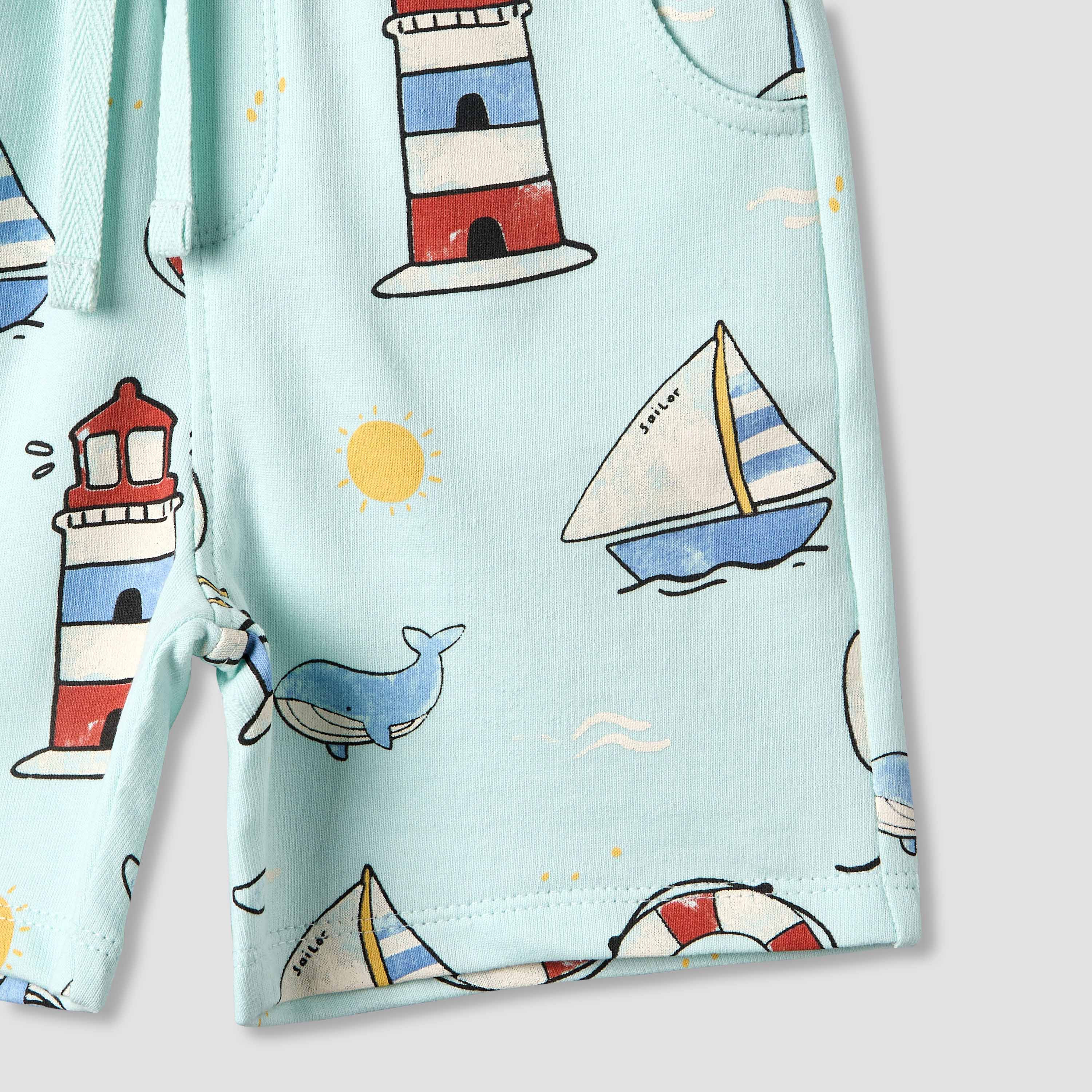 Juniors Drawstring Waist Shorts with Nautical Print-baby-boys-clothing-bottoms-shorts-image-5