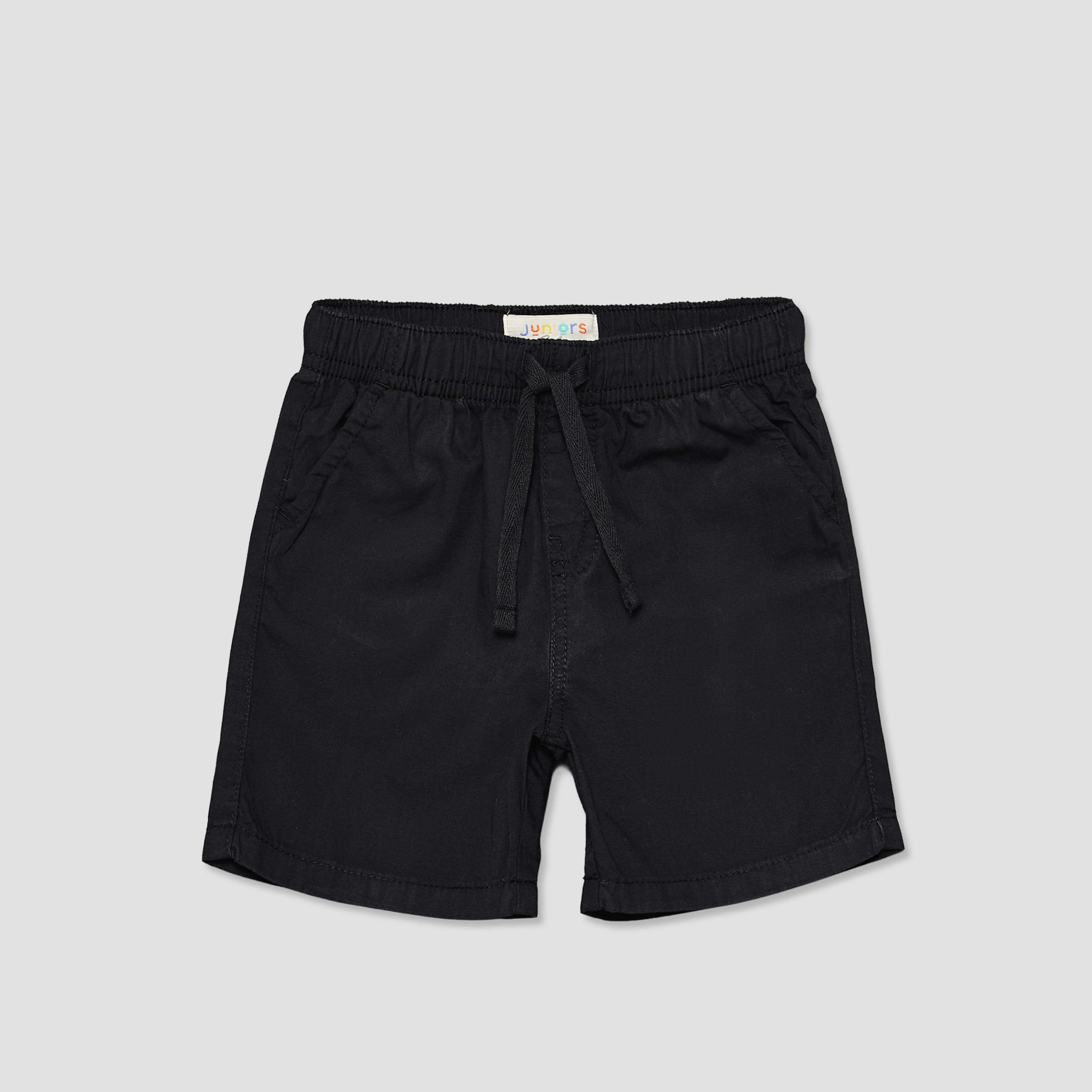Pack of 2 Juniors Drawstring Waist Shorts with Assorted Design-baby-boys-clothing-bottoms-shorts-image-2