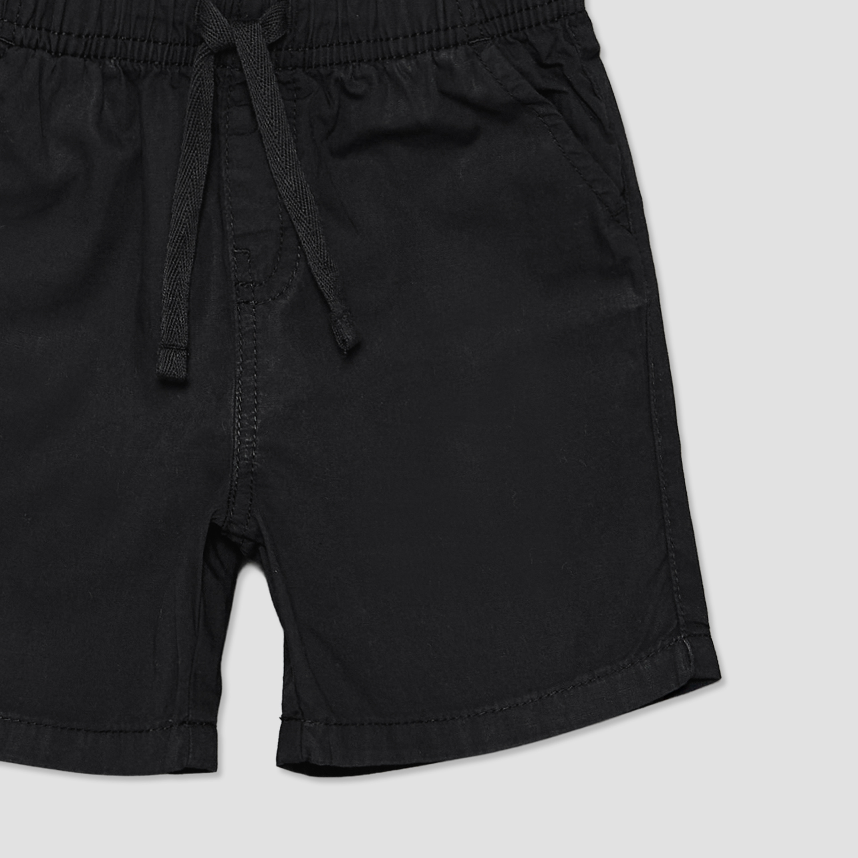 Pack of 2 Juniors Drawstring Waist Shorts with Assorted Design-baby-boys-clothing-bottoms-shorts-image-5
