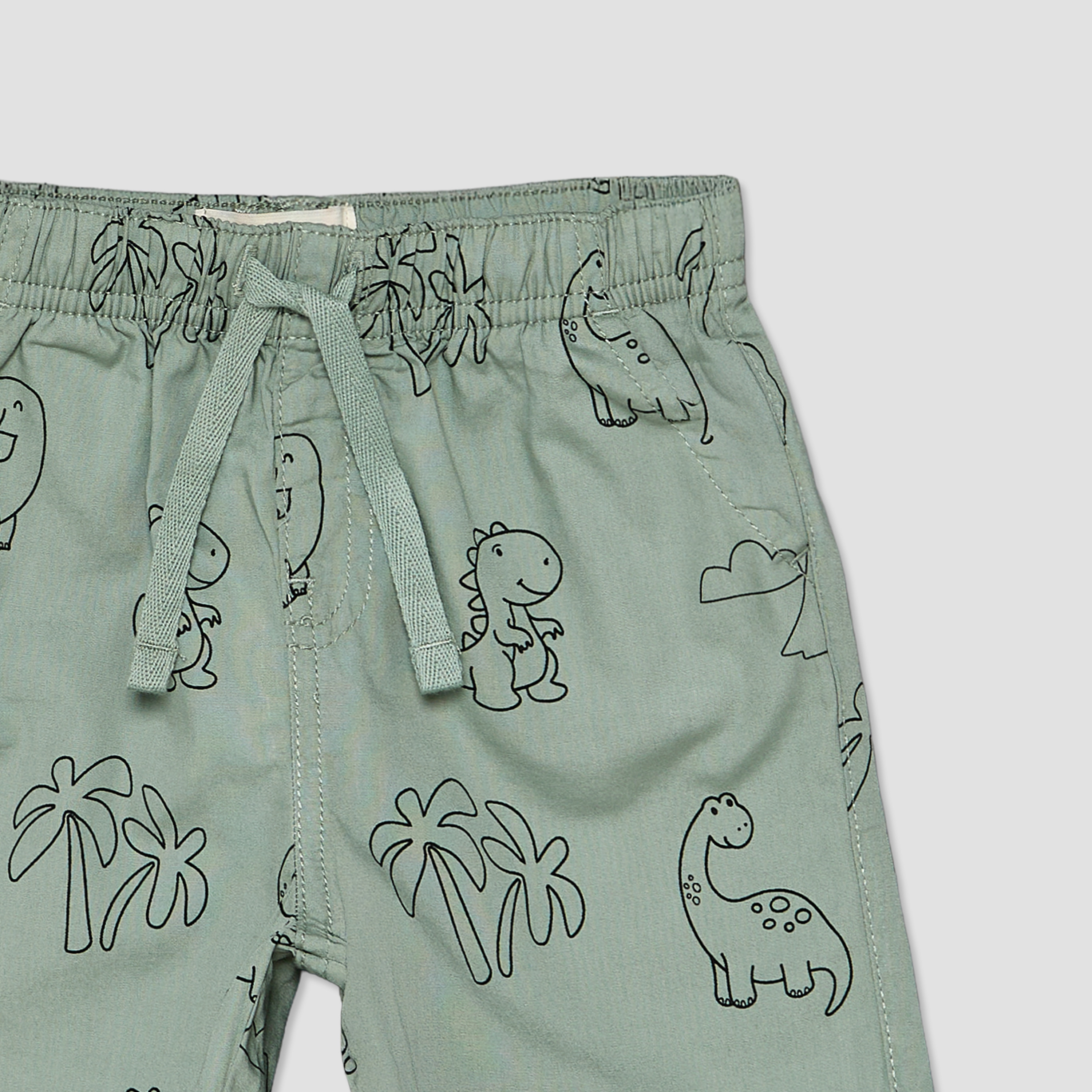 Pack of 2 Juniors Drawstring Waist Shorts with Assorted Design-baby-boys-clothing-bottoms-shorts-image-7