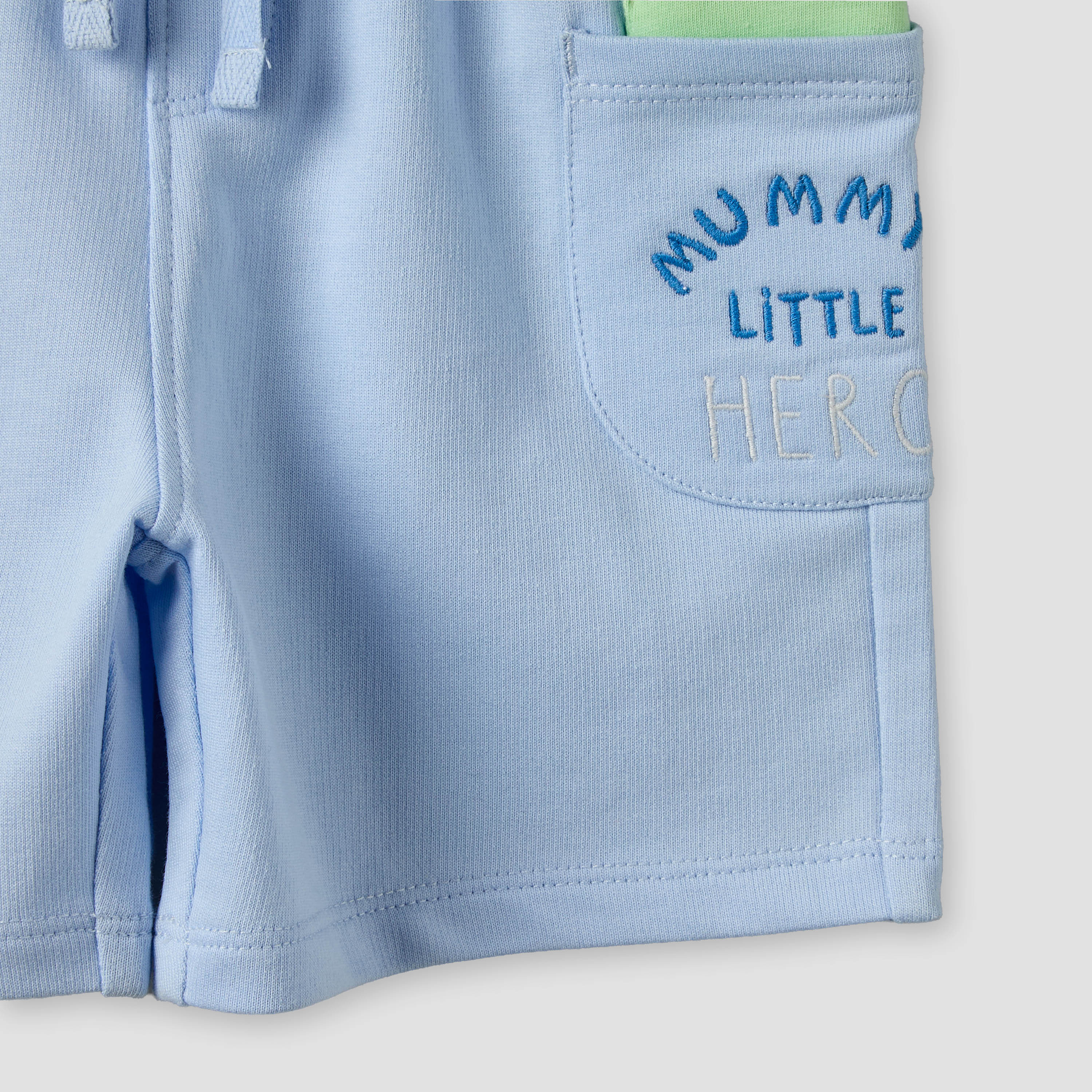 Juniors Knee Length Drawstring Waist Shorts with Dinosaur Applique-baby-boys-clothing-bottoms-shorts-image-6