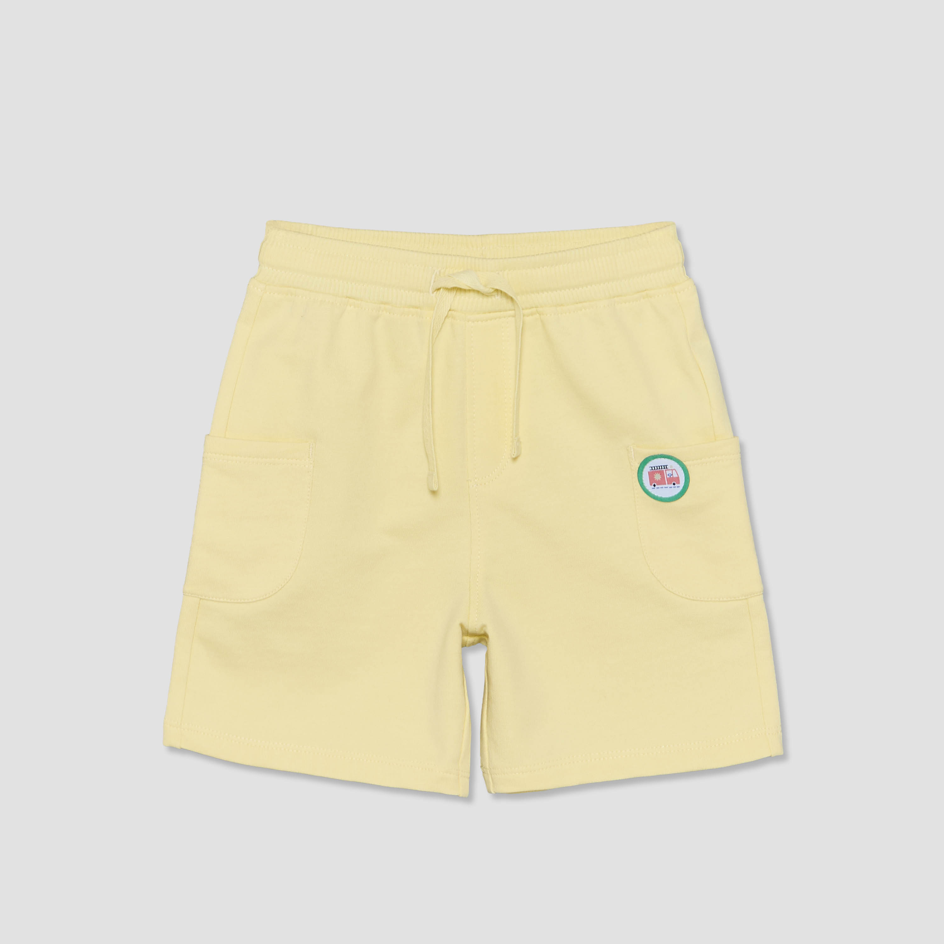 Pack of 2 Juniors Knee Length Drawstring Waist Shorts with Applique-baby-boys-clothing-bottoms-shorts-image-3