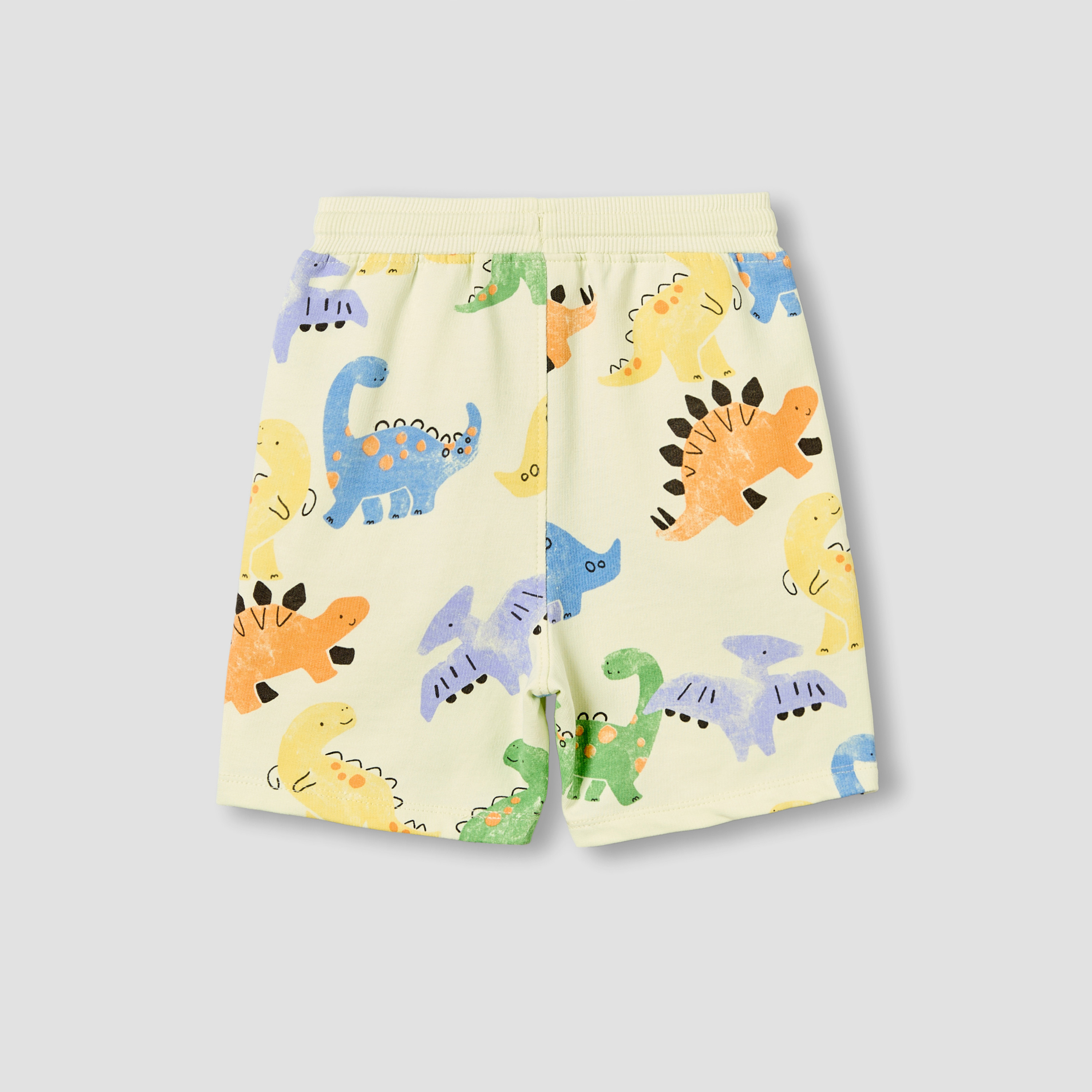 Juniors Drawstring Waist Shorts with Dinosaur Print-baby-boys-clothing-bottoms-shorts-image-3