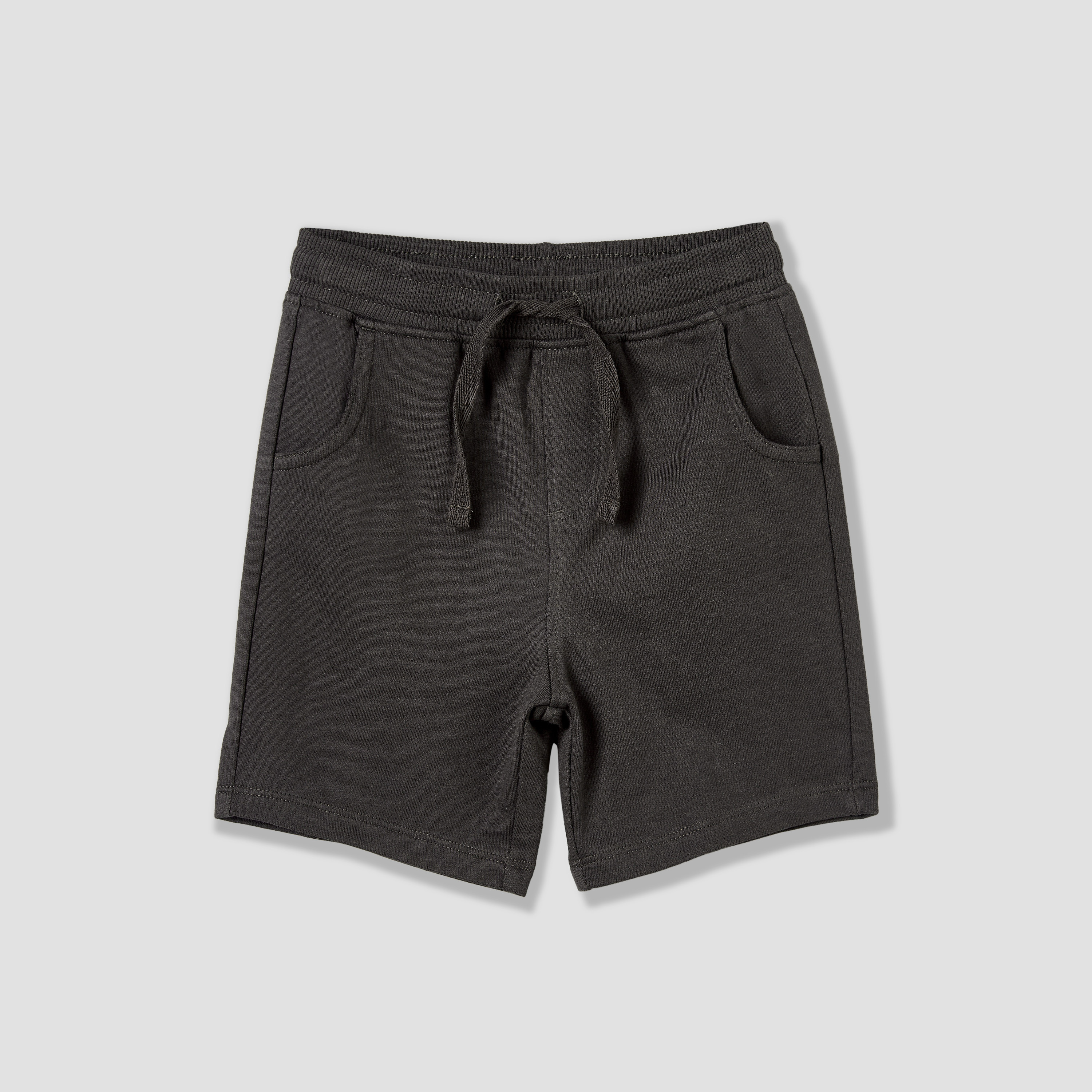 Juniors Knee Length Elasticated Waistband Shorts with Pockets-baby-boys-clothing-bottoms-shorts-image-2