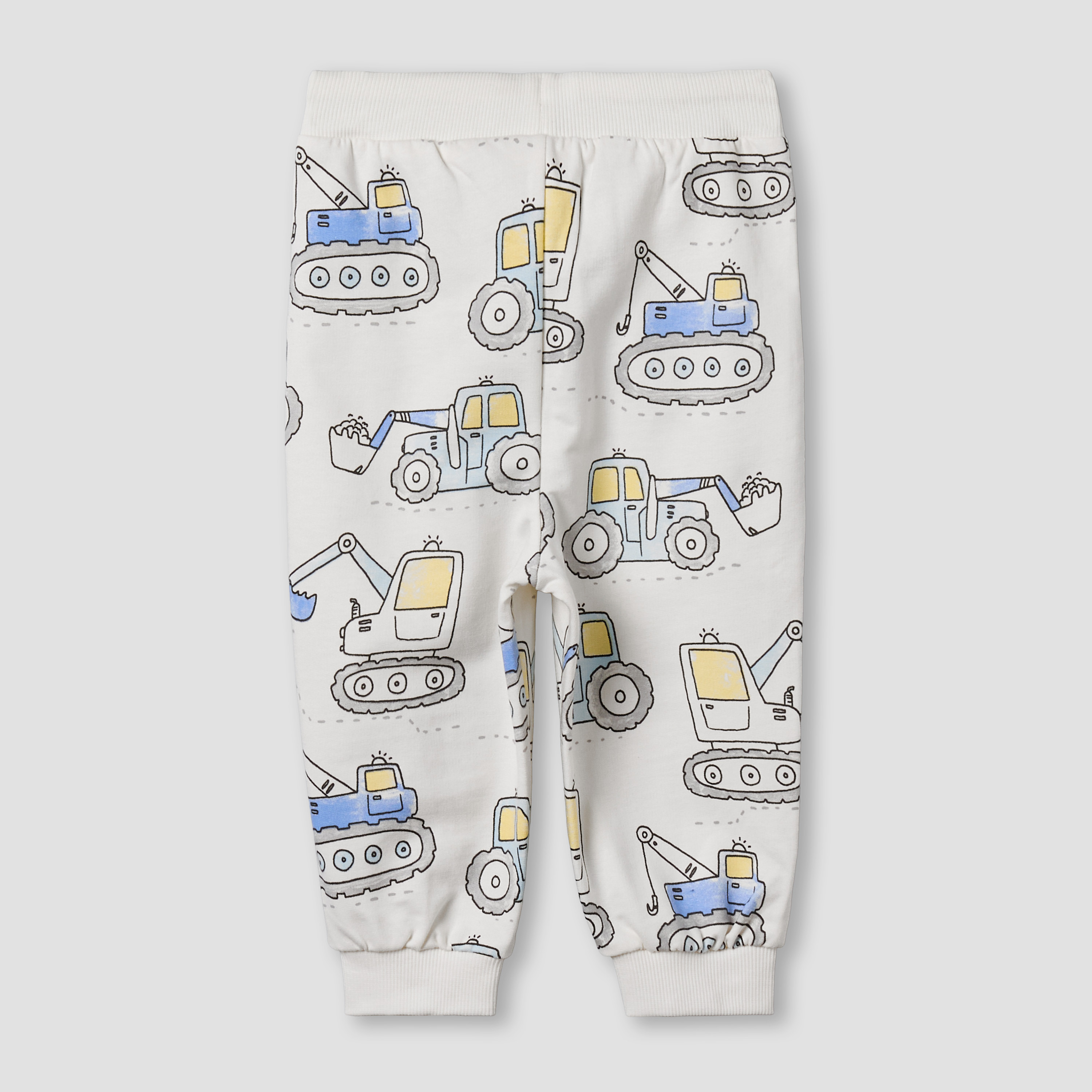 Juniors Drawstring Waist Joggers with Construction Vehicle Print-baby-boys-clothing-bottoms-joggersandtrackpants-image-2
