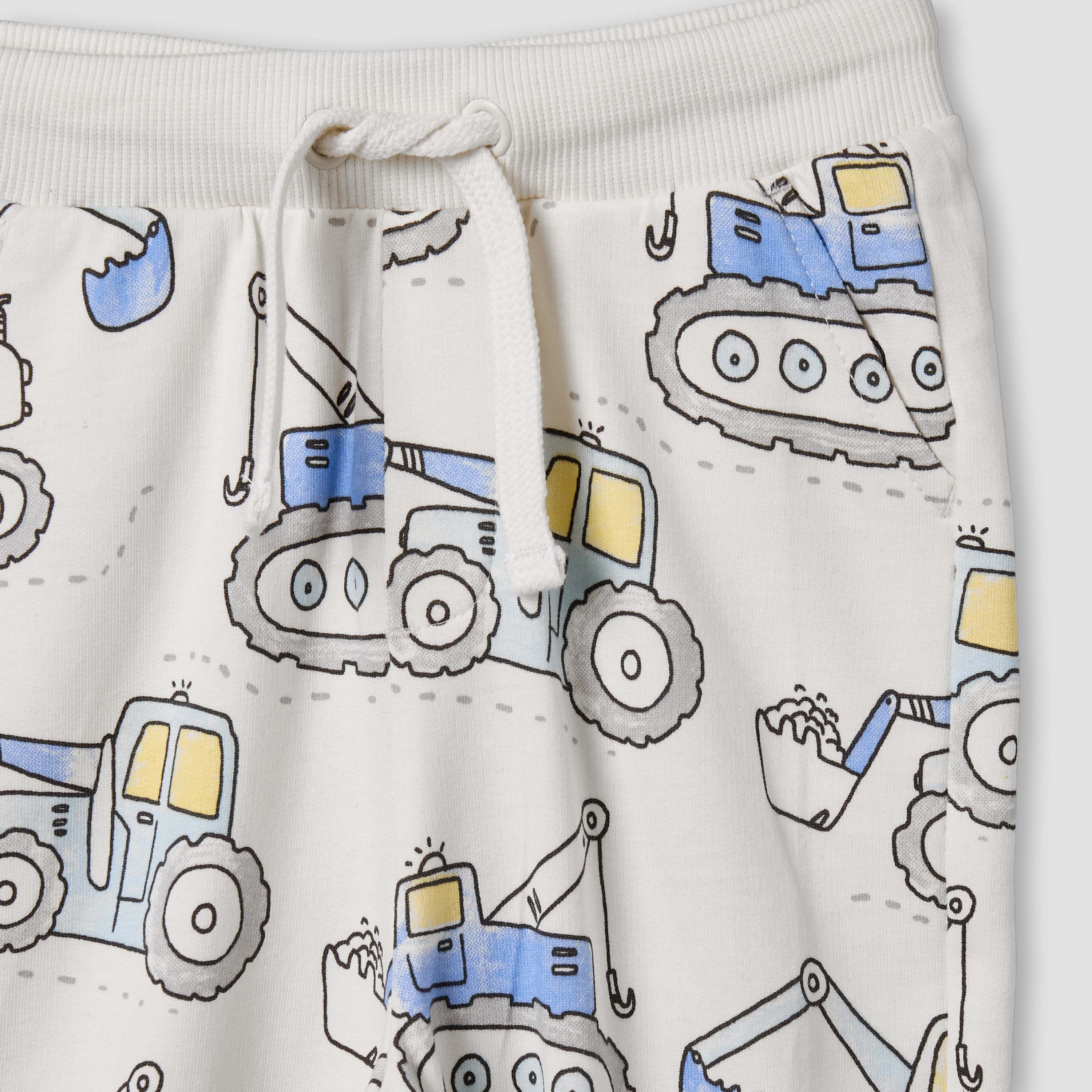 Juniors Drawstring Waist Joggers with Construction Vehicle Print-baby-boys-clothing-bottoms-joggersandtrackpants-image-3