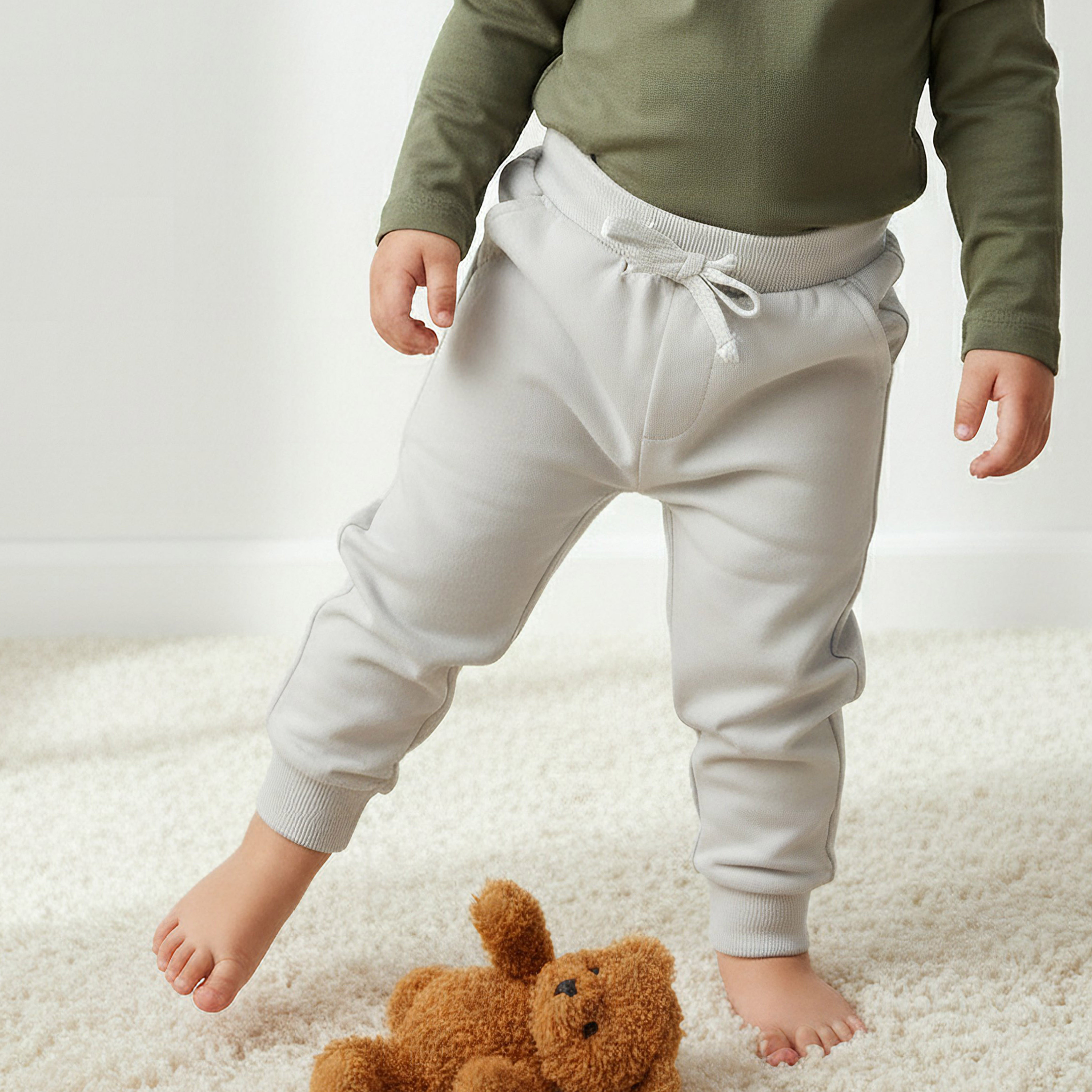 Juniors Drawstring Waist Joggers with Pockets-baby-boys-clothing-bottoms-joggersandtrackpants-image-1