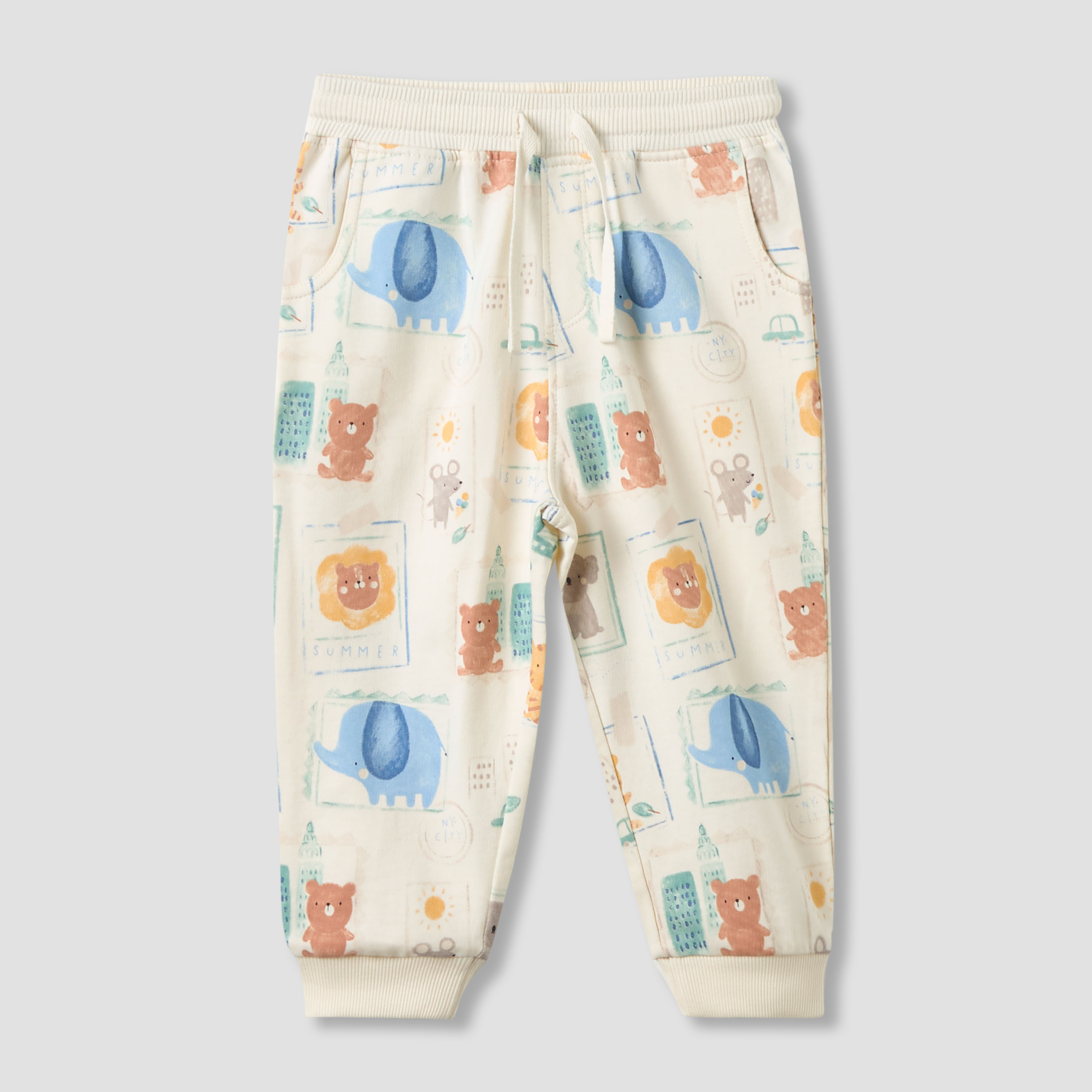 Juniors Drawstring Waist Joggers with Assorted Design, Set of 2-baby-boys-clothing-bottoms-joggersandtrackpants-image-3