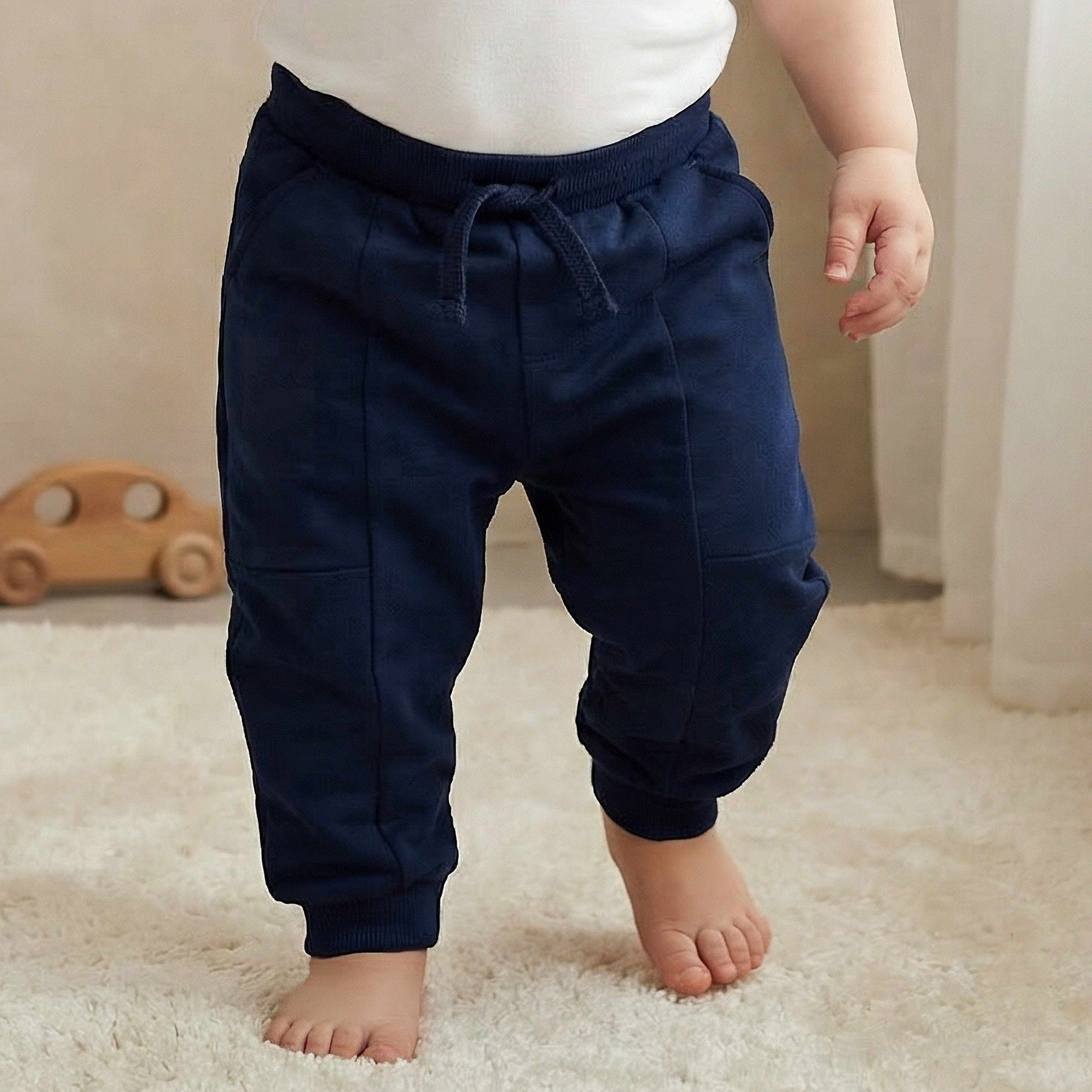 Juniors Drawstring Waist Joggers with Pockets-baby-boys-clothing-bottoms-joggersandtrackpants-image-1
