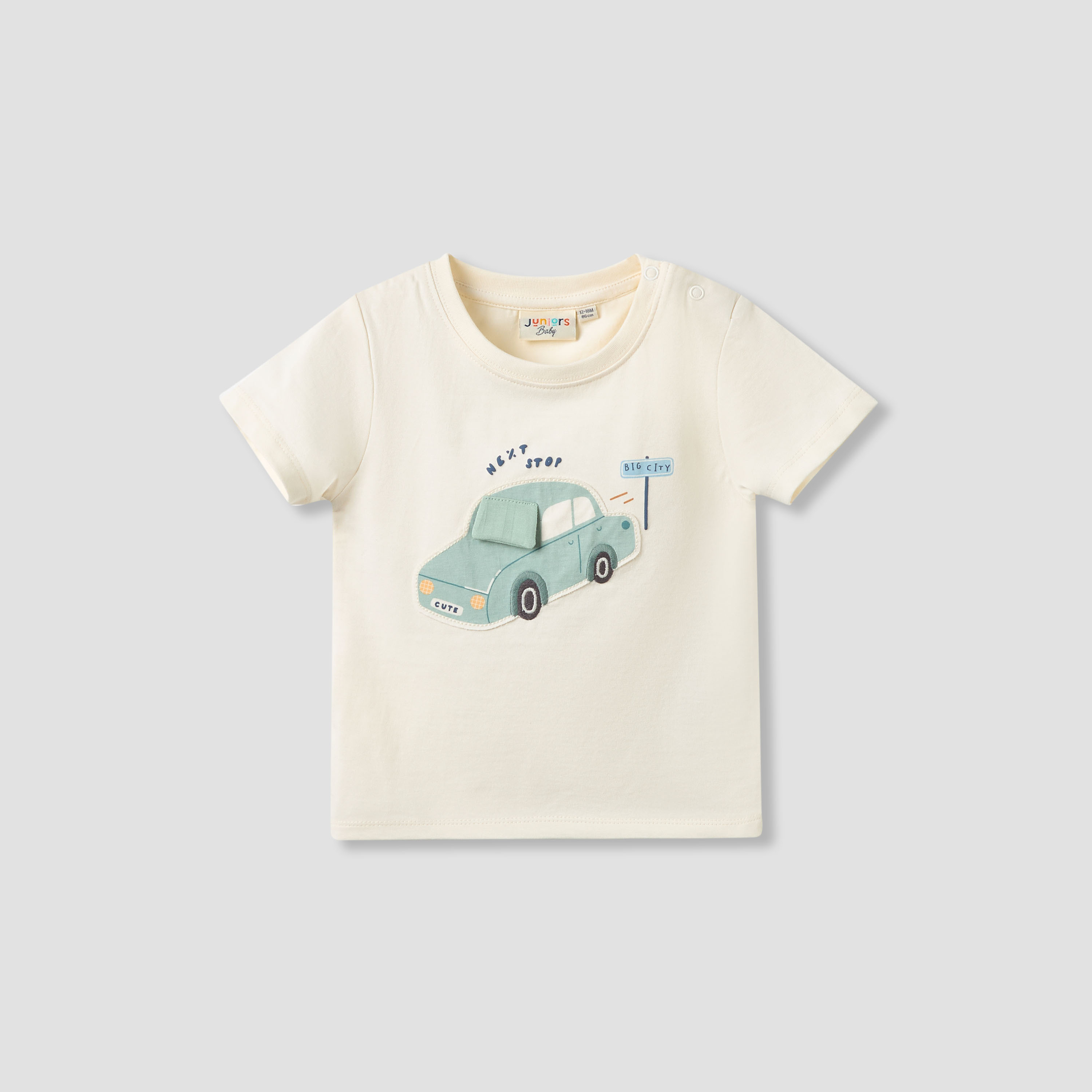 Juniors Crew Neck Short Sleeve 3-Piece T-shirts and Joggers Set with Drawstring Closure-baby-boys-clothing-setsandcoords-image-3