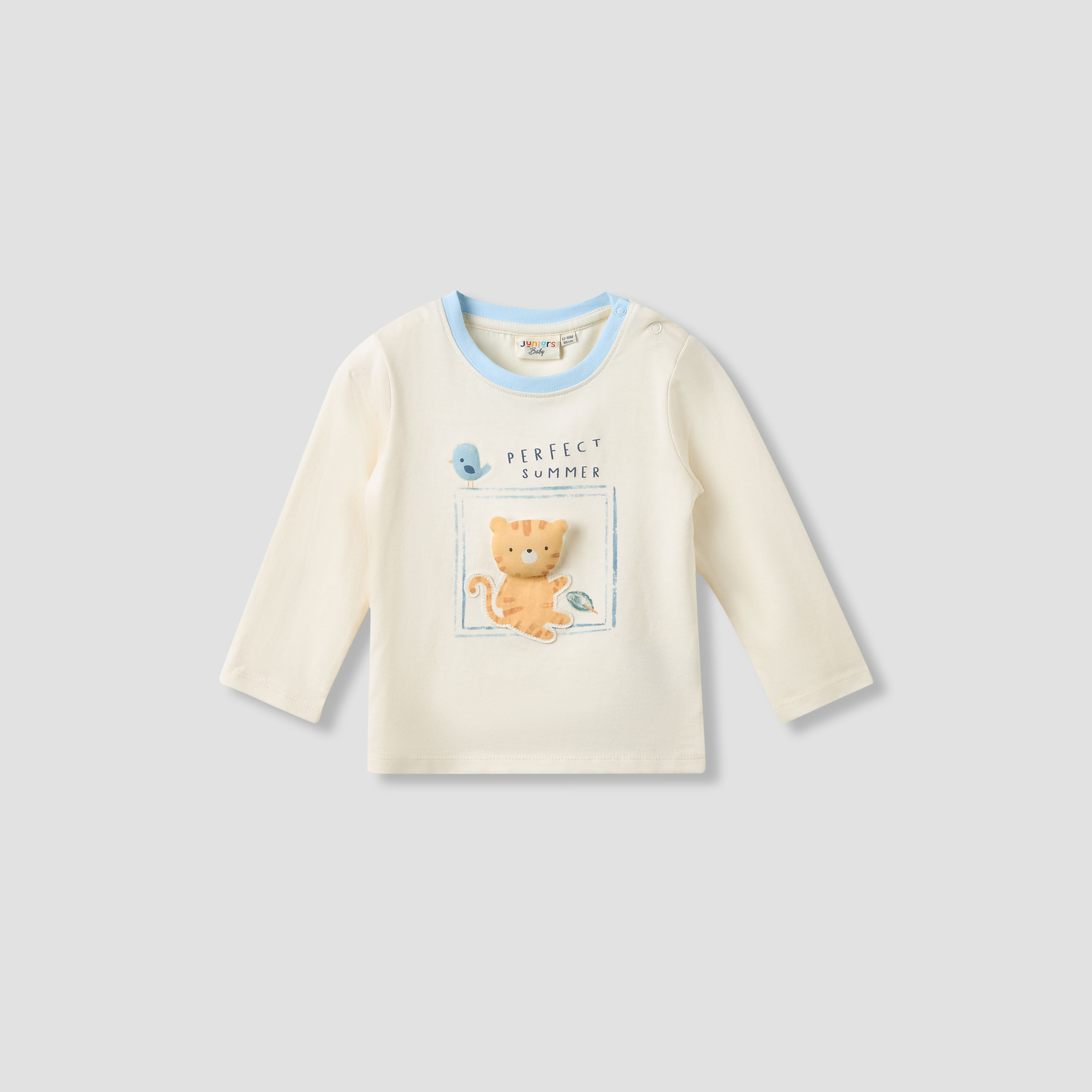 Juniors Crew Neck Long Sleeve 3-Piece T-shirts and Joggers Set with Drawstring Closure-baby-boys-clothing-setsandcoords-image-3