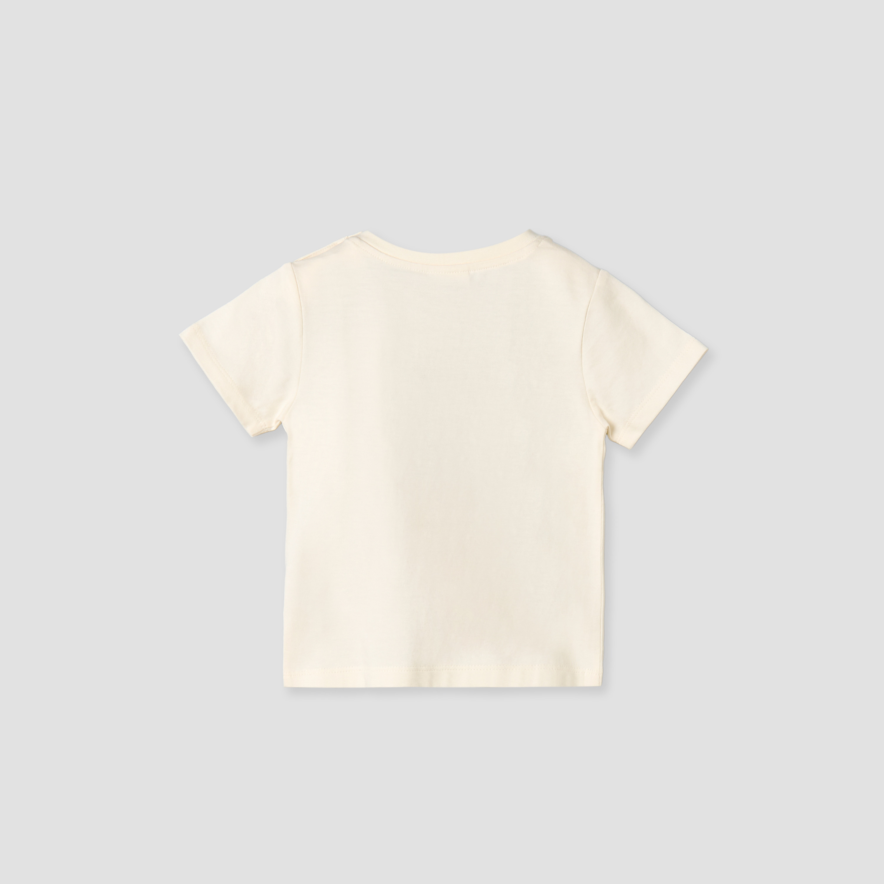 طقم تيشيرت بياقة ضيقة وأكمام قصيرة مع دنغري بتفاصيل مربعات من جونيورز-baby-boys-clothing-setsandcoords-image-7