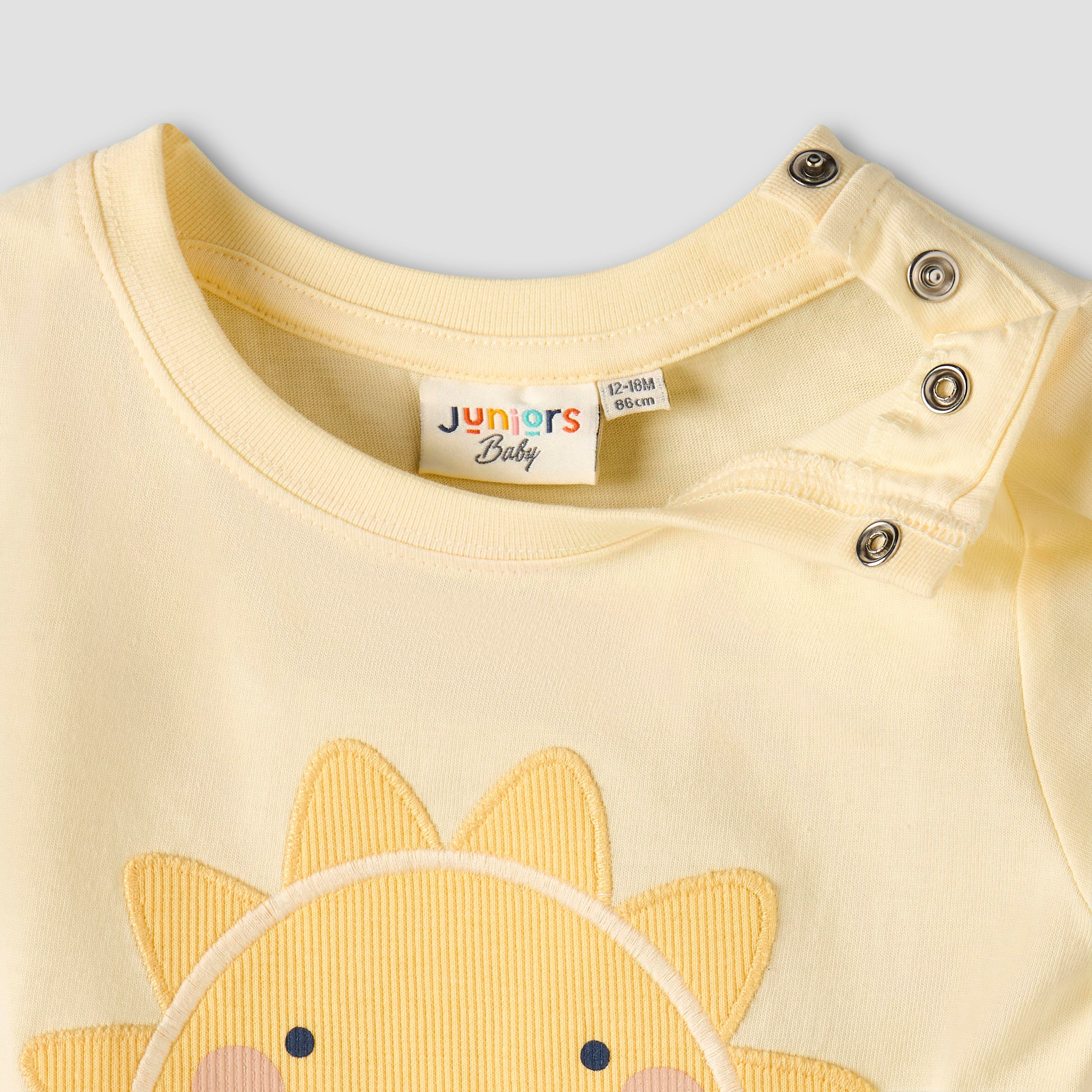 Set of 3 Juniors Crew Neck Short Sleeves T-shirt and Shorts Set with Print-baby-boys-clothing-setsandcoords-image-6