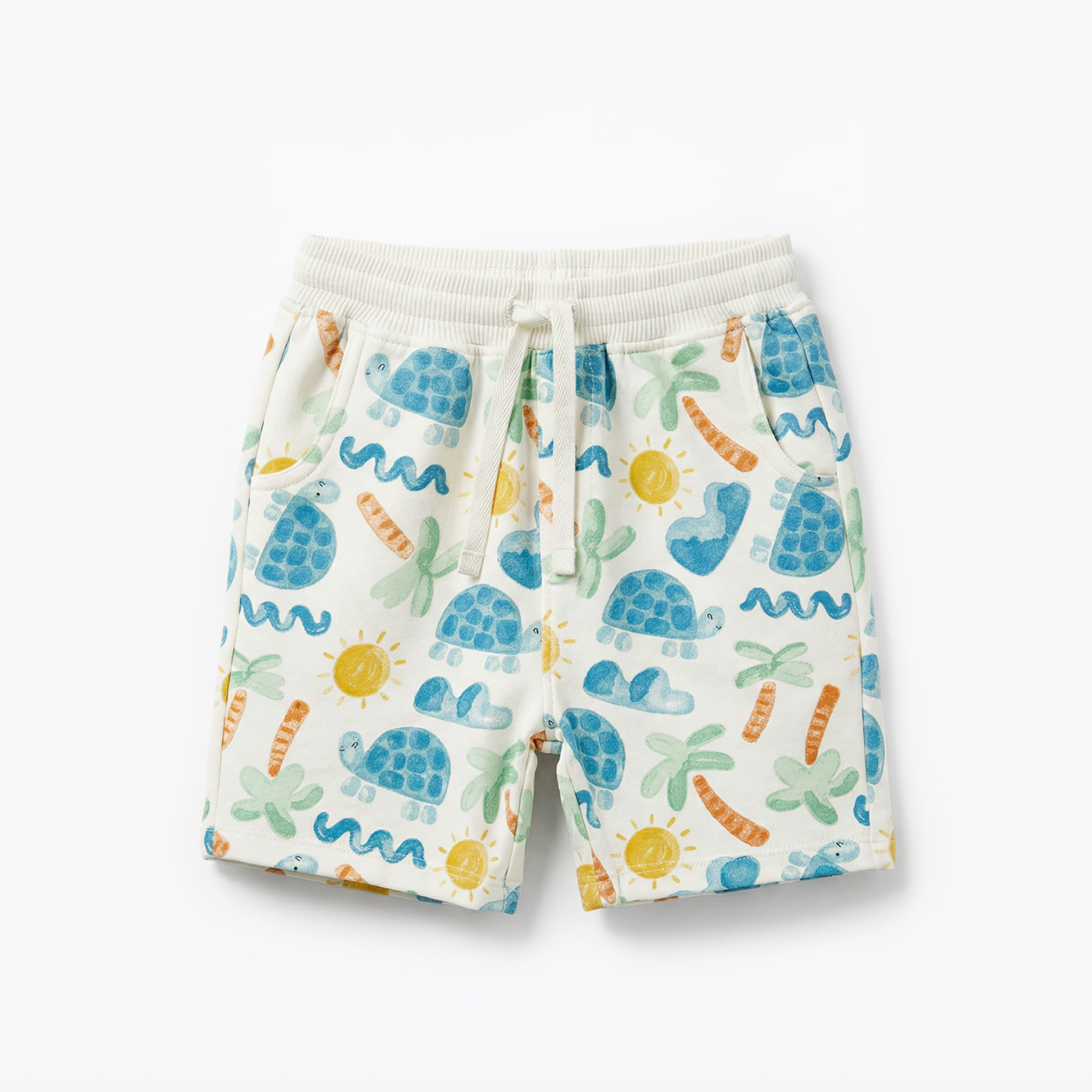 تيشيرتات بياقة ضيقة وأكمام قصيرة وطبعات مع شورت من جونيورز - طقم 3 قطع-baby-boys-clothing-setsandcoords-image-6